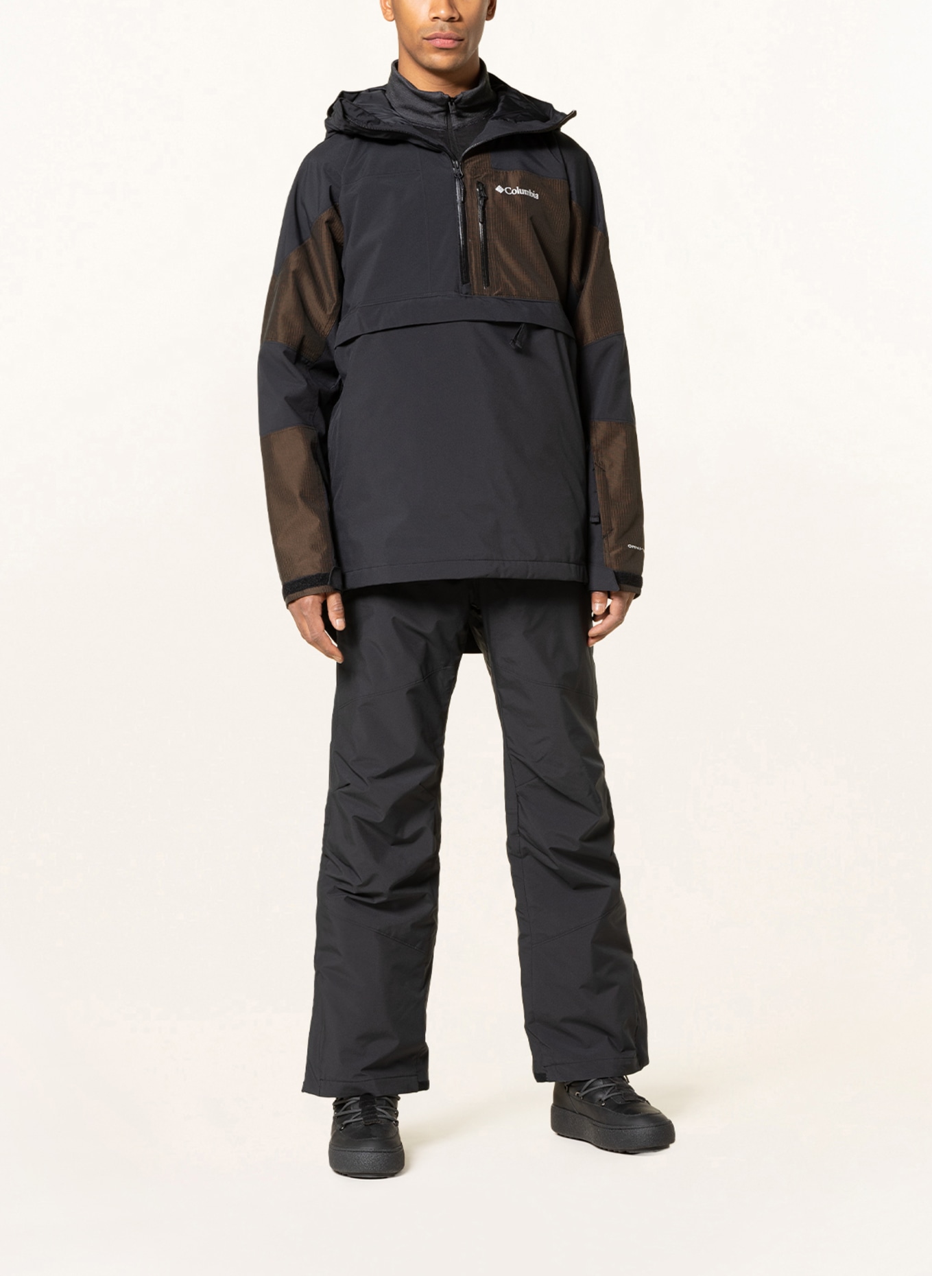 Columbia Ski jacket POWDER CANYON, Color: BLACK/ ORANGE (Image 2)