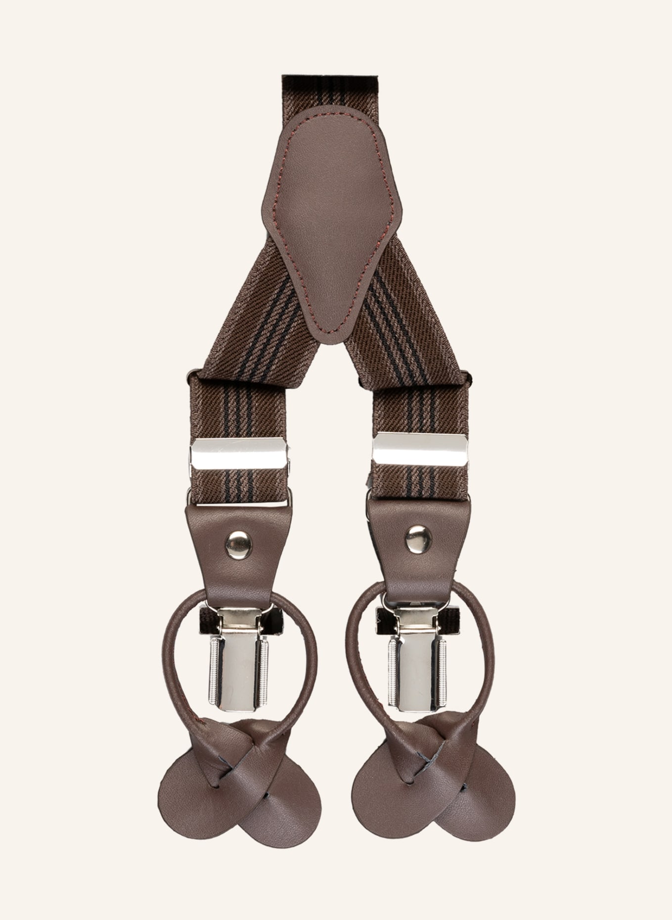 PAUL Suspenders, Color: BROWN (Image 1)