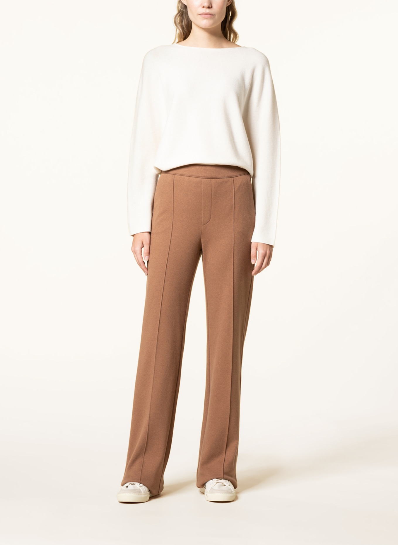 MAC Wide leg trousers CHIARA , Color: LIGHT BROWN (Image 2)