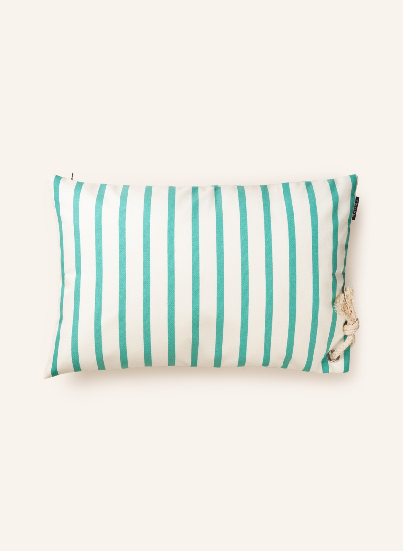 MAGMA Decorative cushion cover MALTA, Color: CREAM/ TURQUOISE (Image 2)