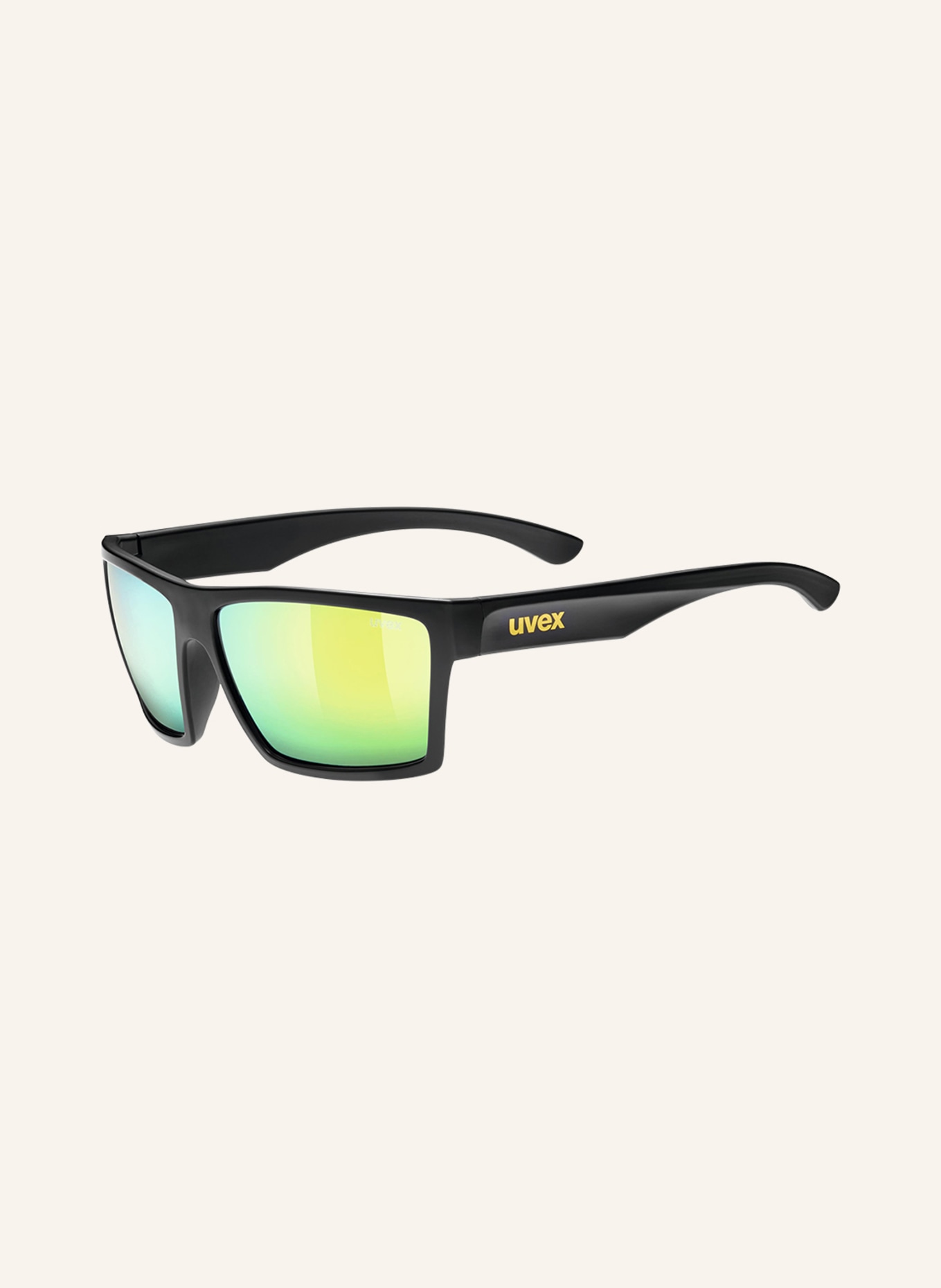 uvex Sunglasses LGL 29, Color: BLACK/ YELLOW (Image 1)