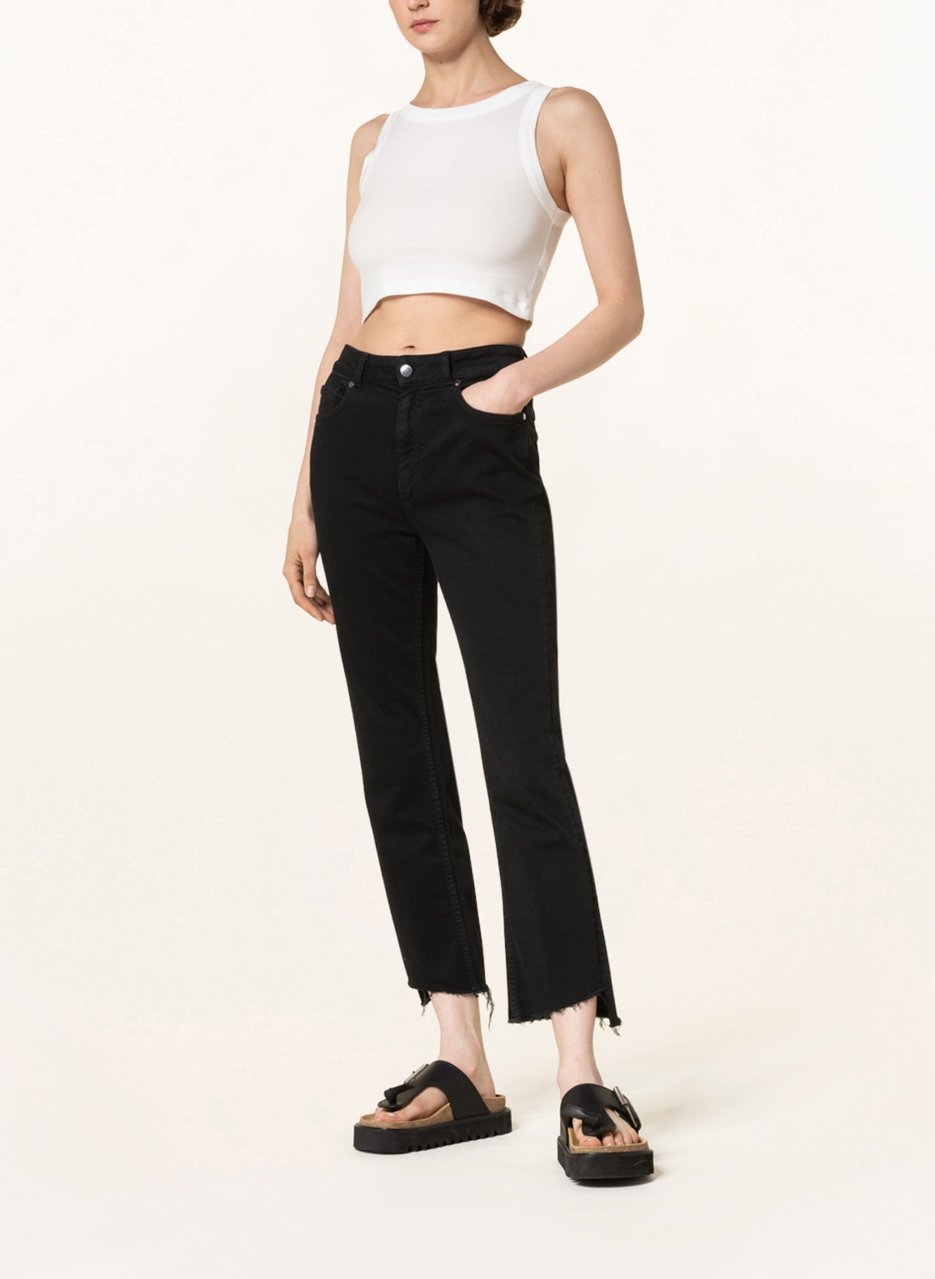 ALLSAINTS Cropped top RINA , Color: WHITE (Image 2)