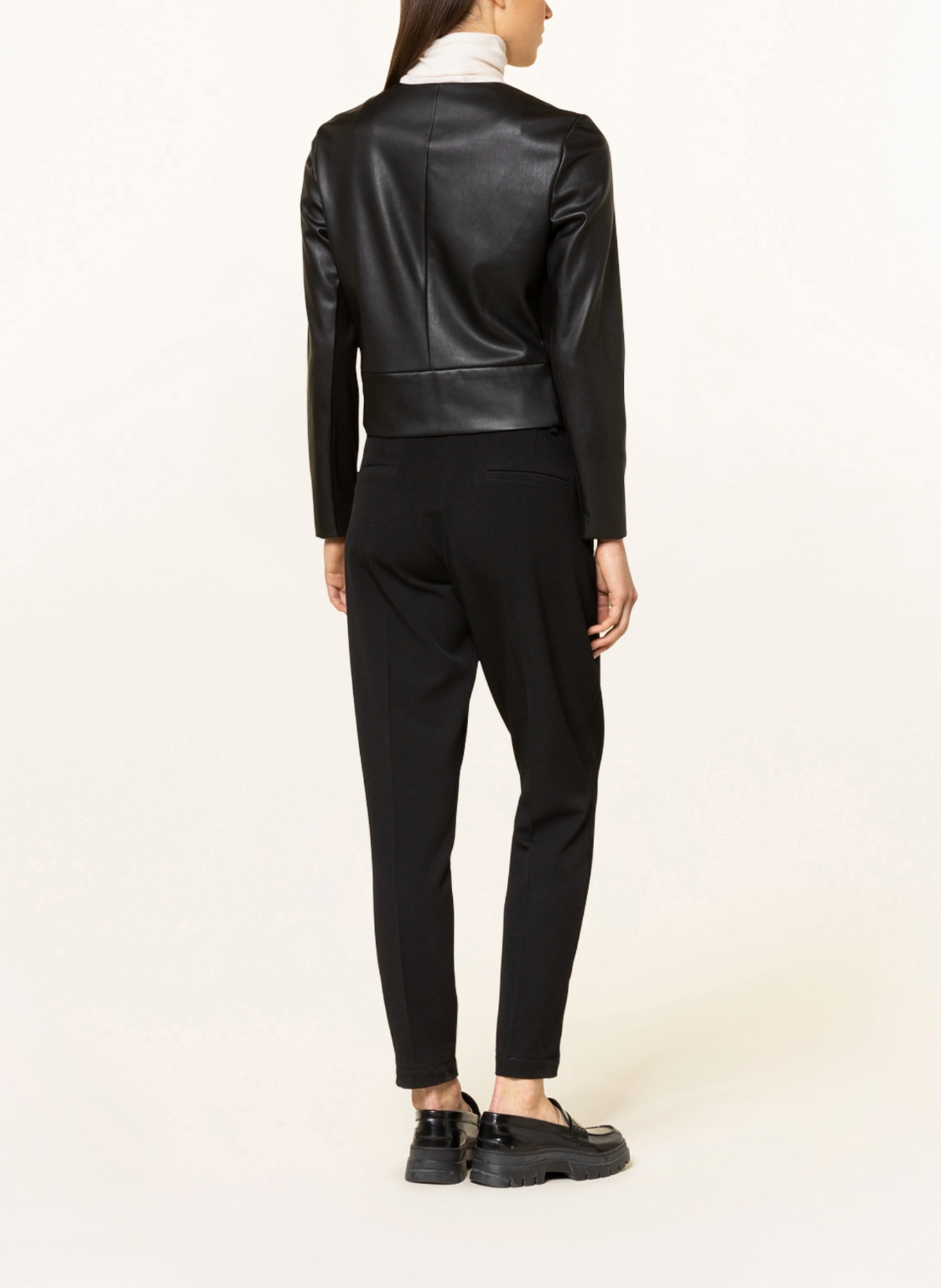 Vera Mont Jacket in leather look, Color: BLACK (Image 3)