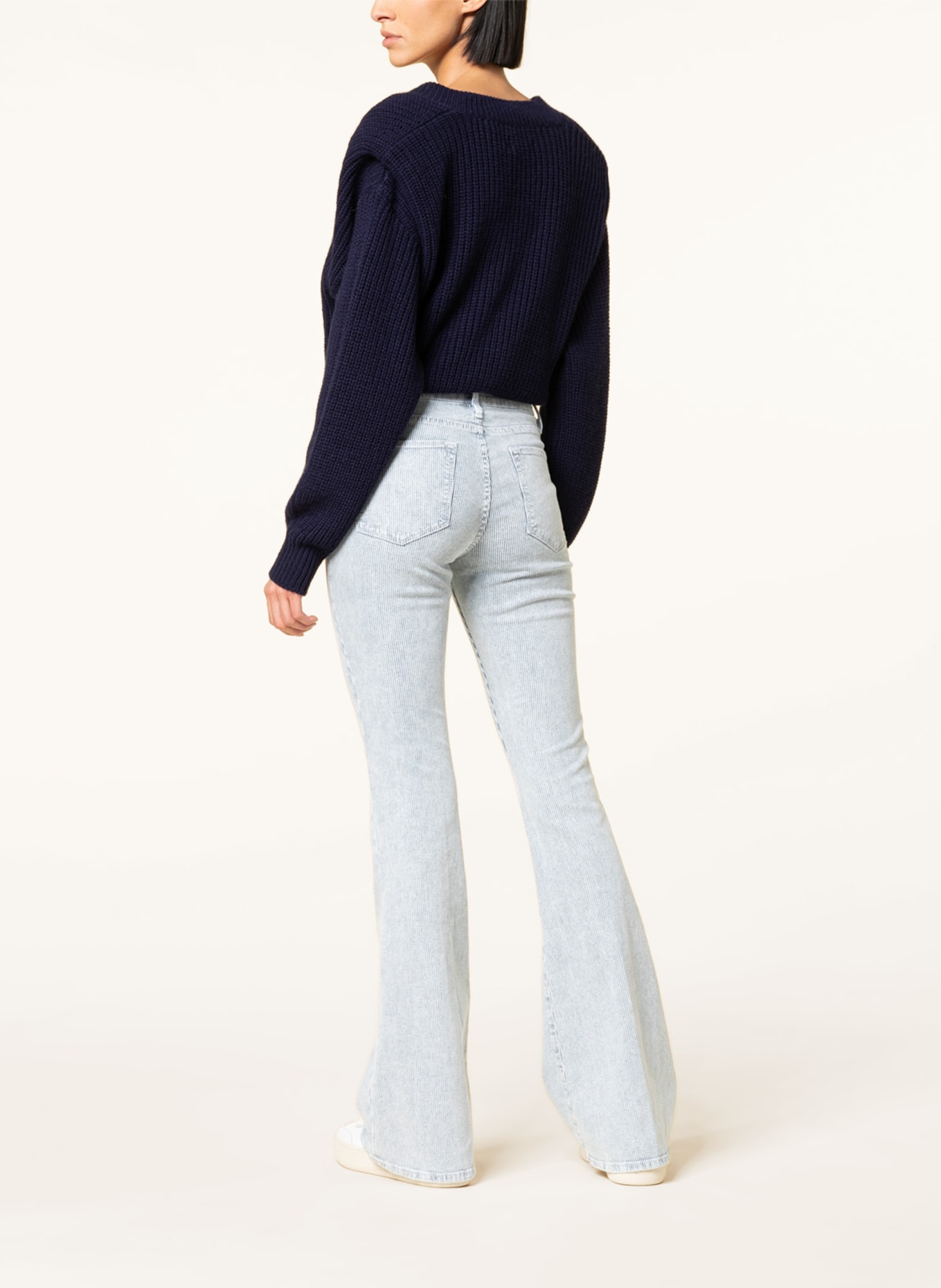 FRAME DENIM Flared jeans LE HIGH FLARE, Color: SOST SOLAR STRIPE (Image 3)