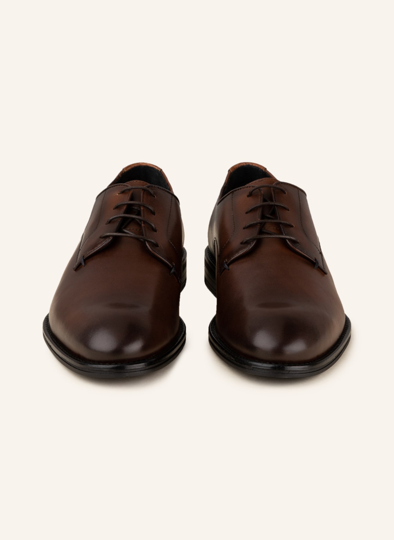 TIGER OF SWEDEN Buty sznurowane TRENT: BRĄZOWY