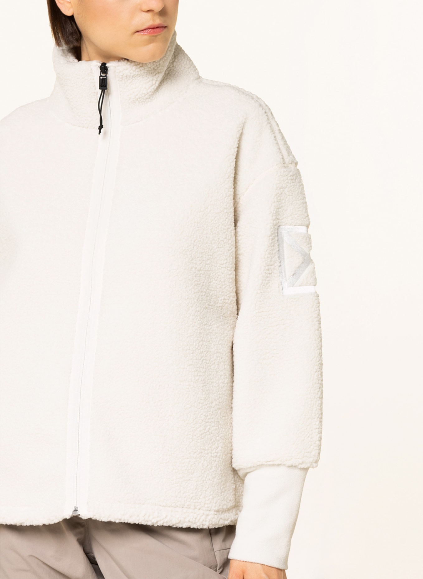 DIDRIKSONS Fleece jacket MELLA, Color: WHITE (Image 4)