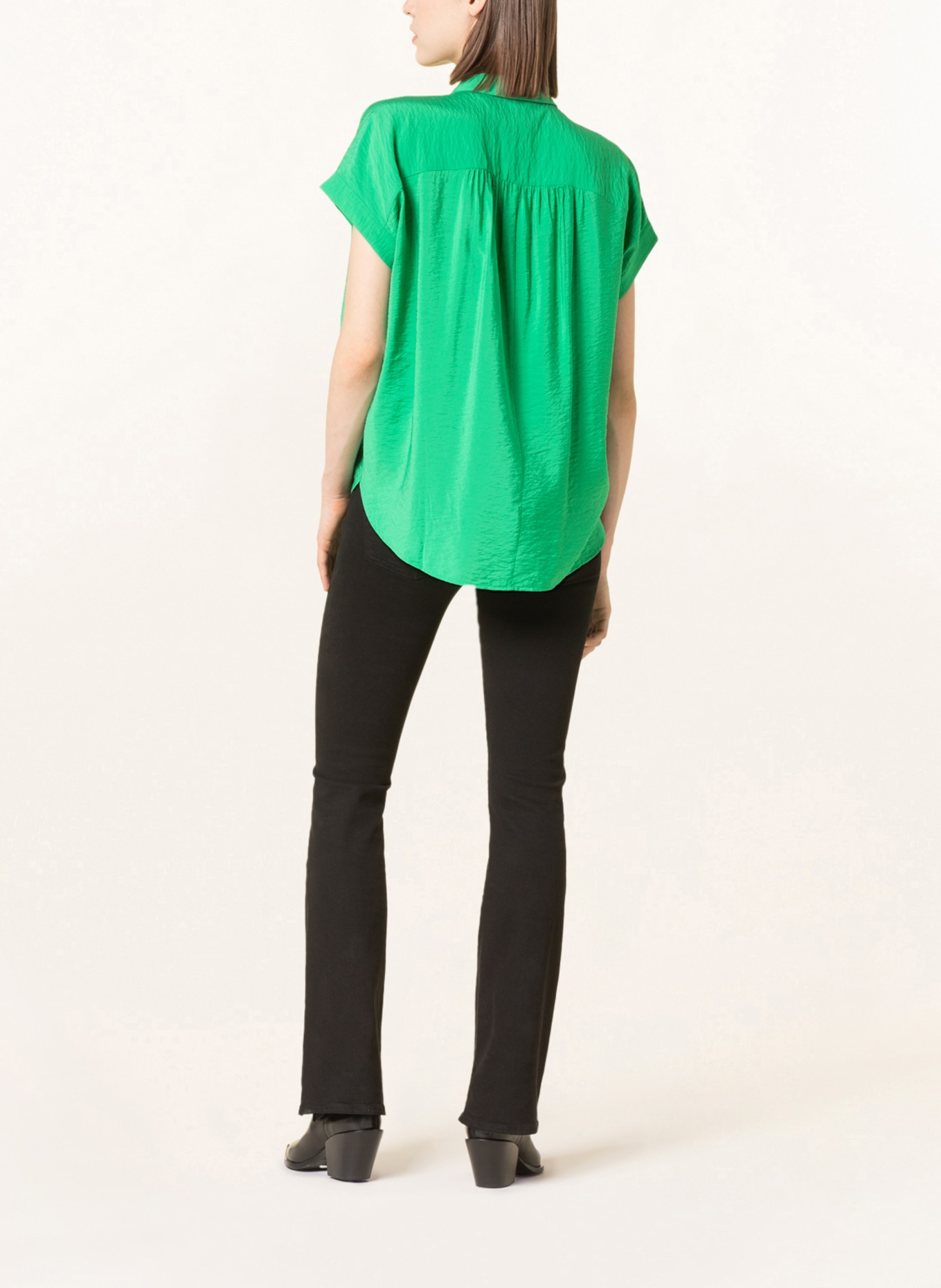 WHISTLES Shirt blouse NICOLA, Color: GREEN (Image 3)