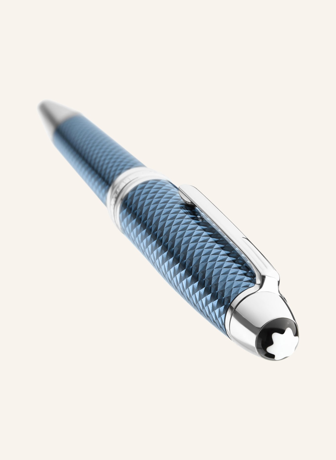 MONTBLANC Twist ballpoint pen MEISTERSTÜCK GLACIER SOLITAIRE, Color: LIGHT BLUE/ SILVER (Image 4)