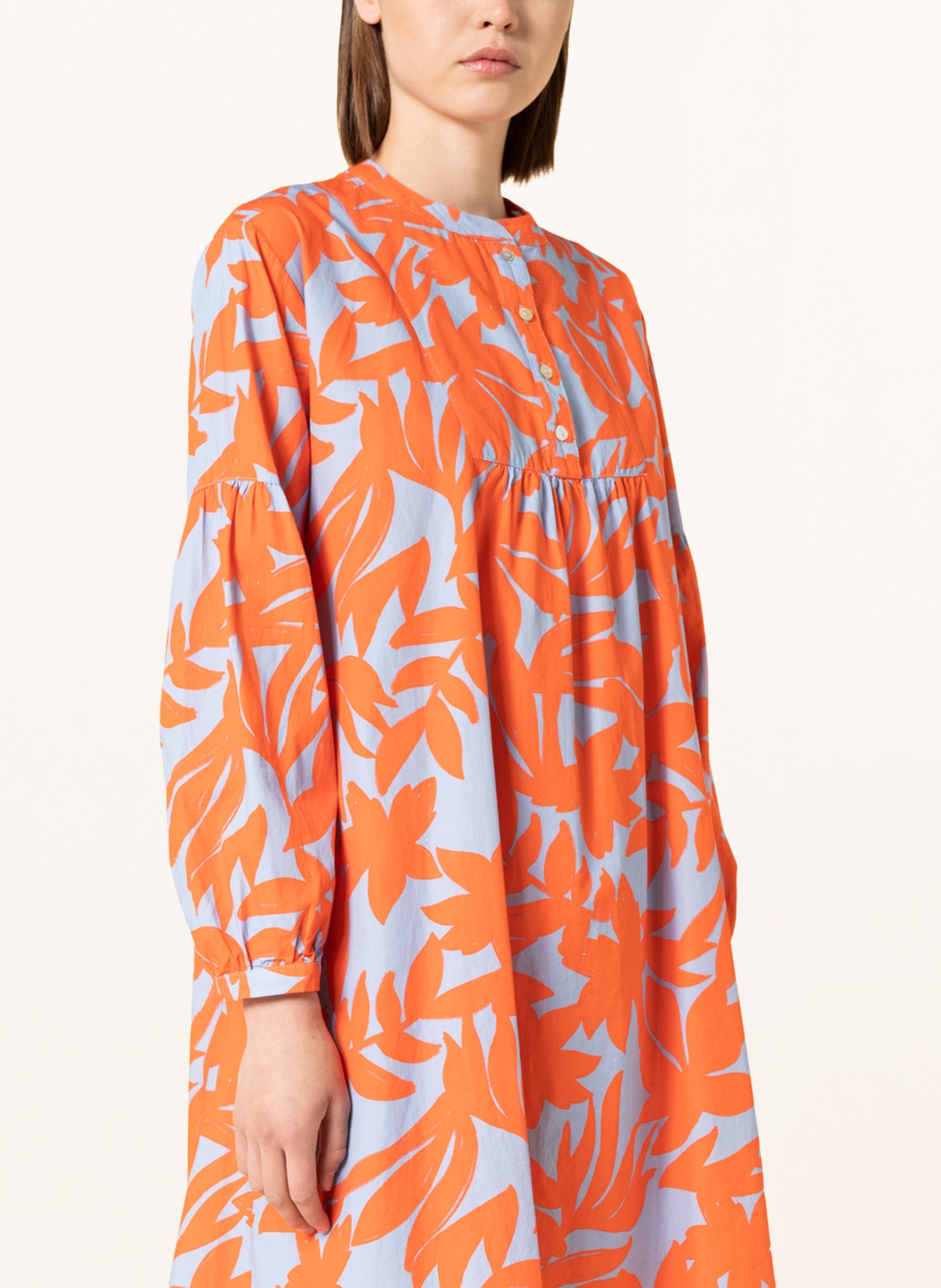 LIEBLINGSSTÜCK Kleid RINAL, Farbe: ORANGE/ BLAUGRAU (Bild 4)