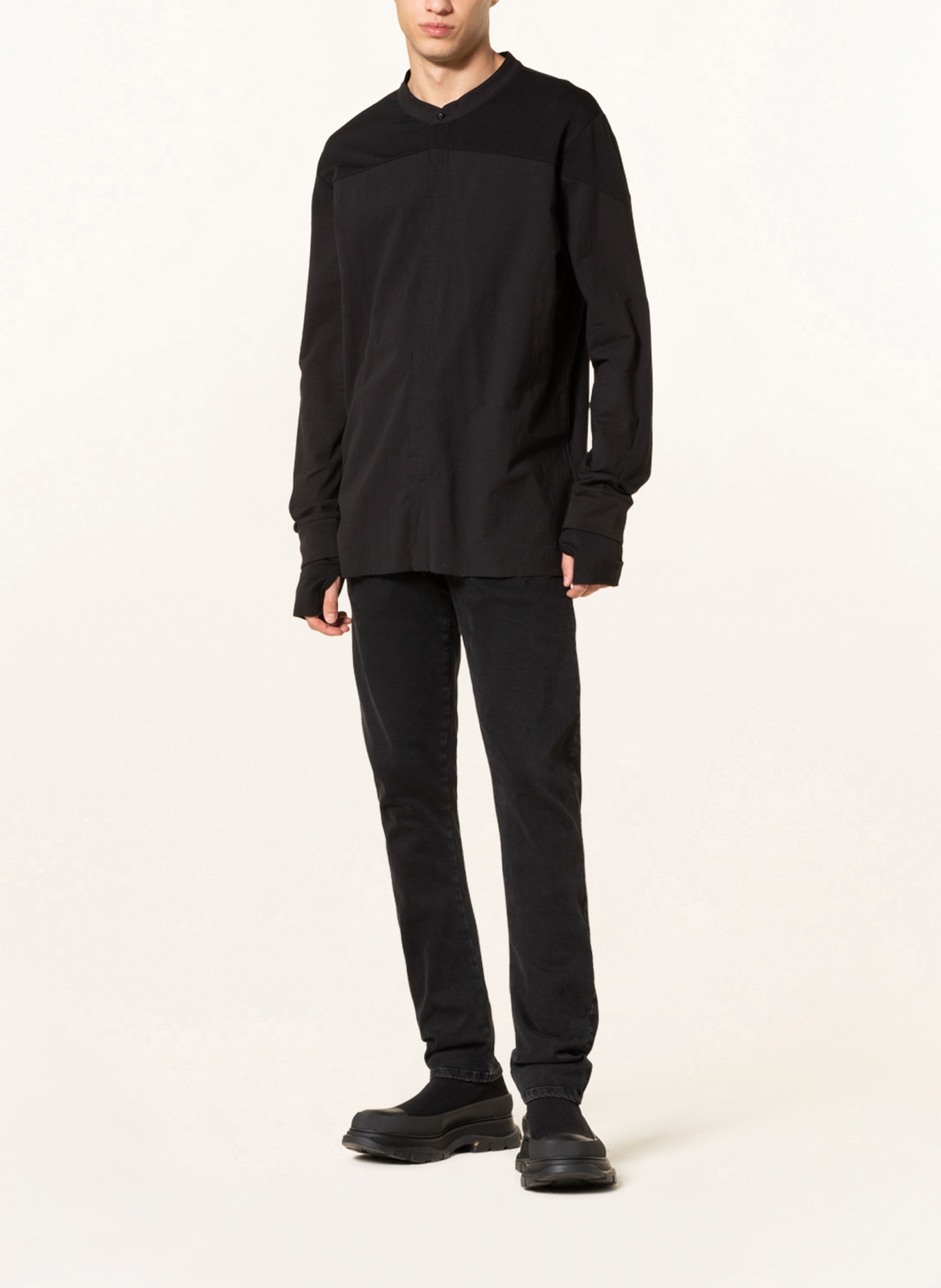 thom/krom Shirt slim fit, Color: BLACK (Image 2)