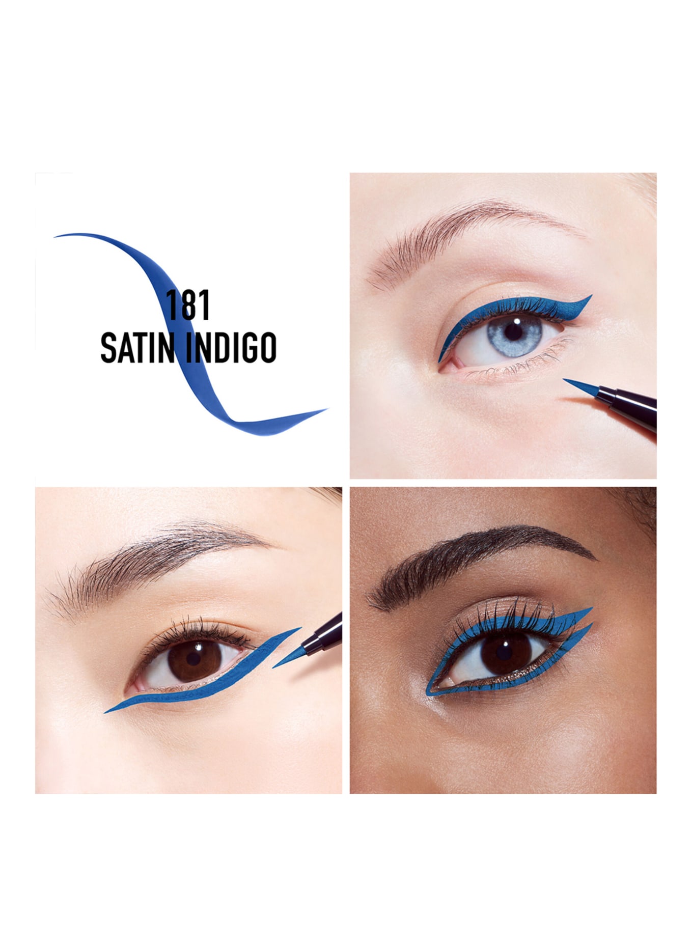 DIOR DIORSHOW ON STAGE LINER: 181 SATIN INDIGO