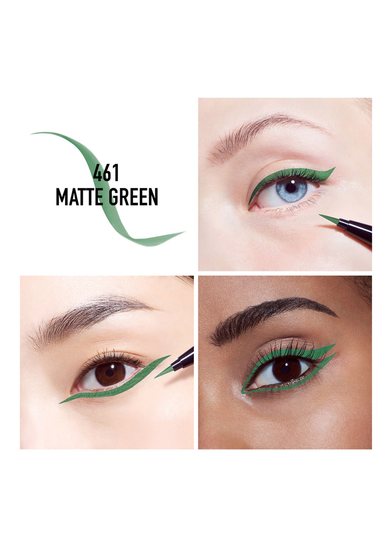 DIOR DIORSHOW ON STAGE LINER: 461 MATTE GREEN