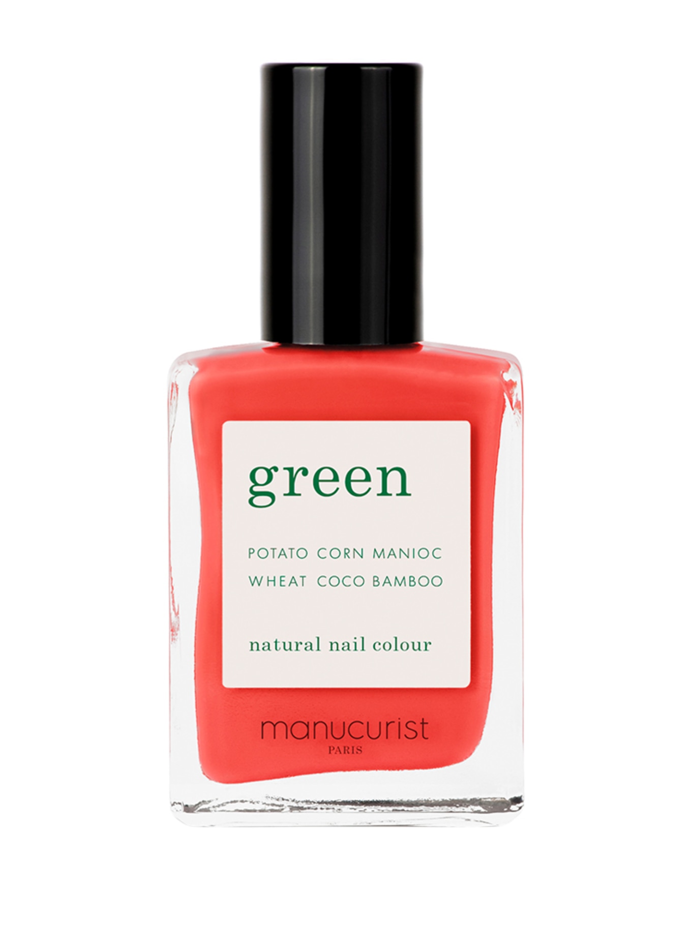 manucurist GREEN - NAIL LACQUER: RED CORAL