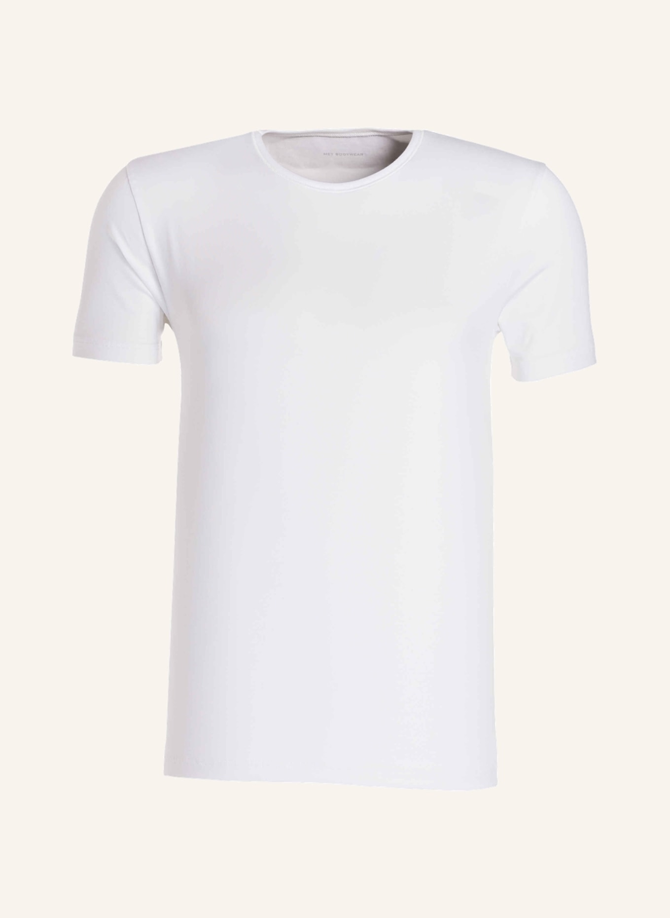 mey Pajama shirt series DRY COTTON, Color: WHITE (Image 1)