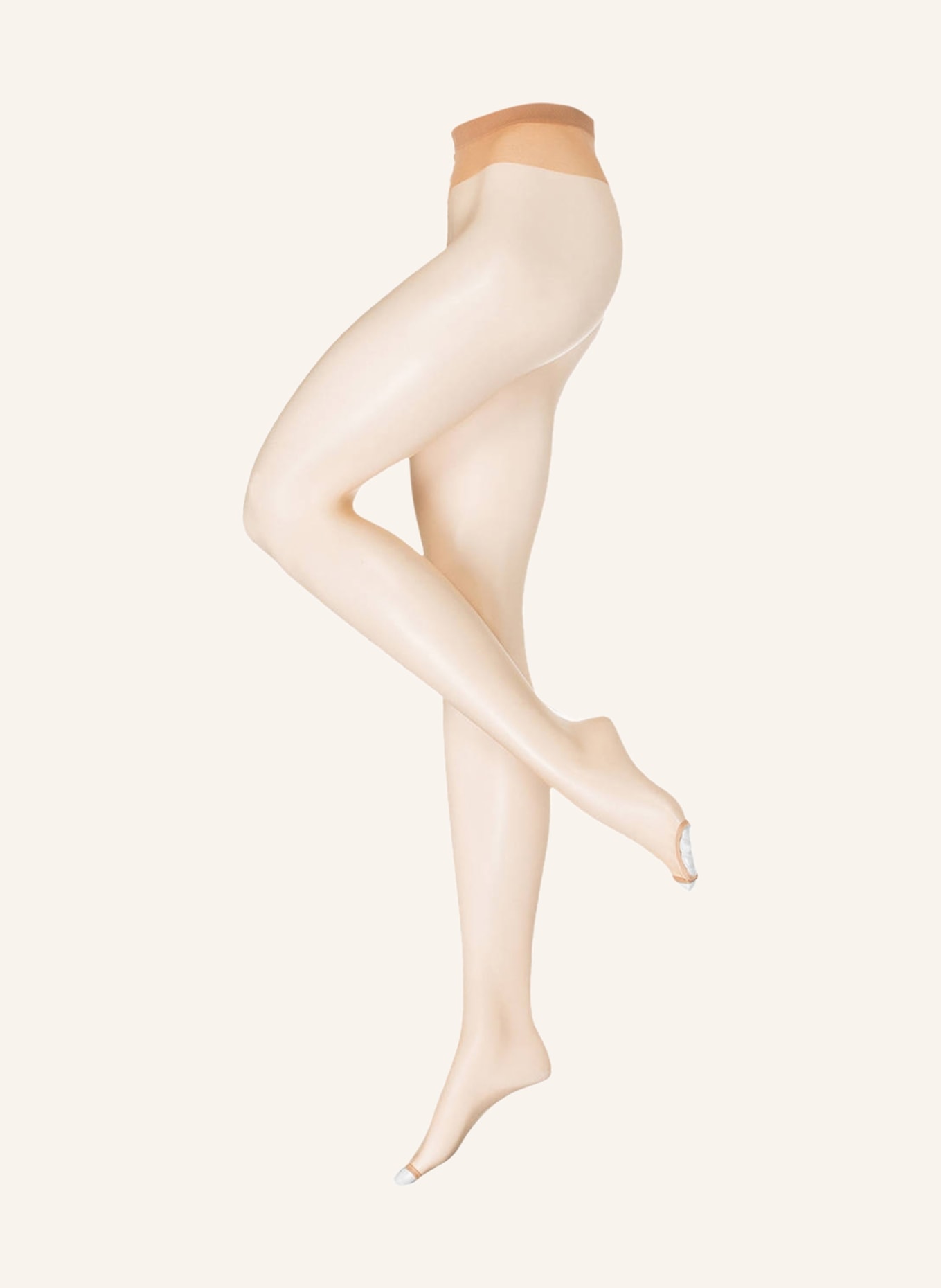 FALKE Nylon pantyhose SHELINA TOELESS, Color: 4169 POWDER (Image 1)
