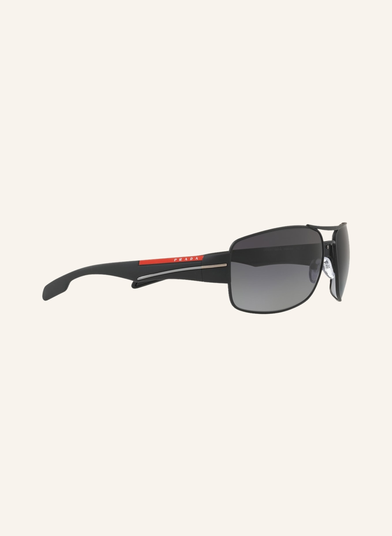 PRADA LINEA ROSSA Sunglasses PS 53NS, Color: DG05W1 - BLACK/DARK GRAY GRADIENT (Image 3)