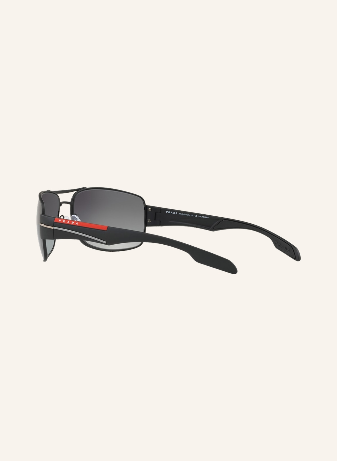 PRADA LINEA ROSSA Sunglasses PS 53NS, Color: DG05W1 - BLACK/DARK GRAY GRADIENT (Image 4)