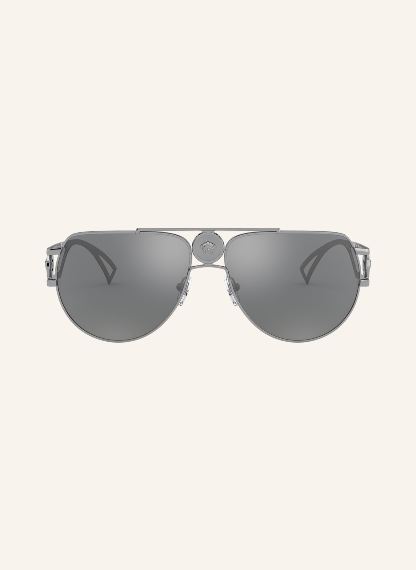 VERSACE Sunglasses VE2225, Color: 10016G - GRAY/ GRAY MIRRORED (Image 2)