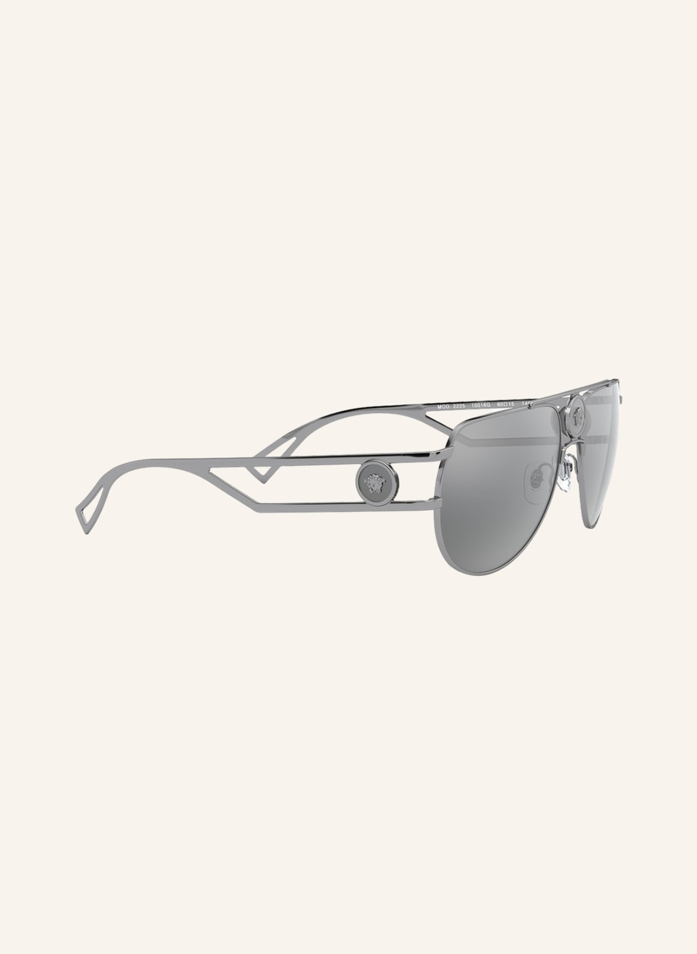 VERSACE Sunglasses VE2225, Color: 10016G - GRAY/ GRAY MIRRORED (Image 3)