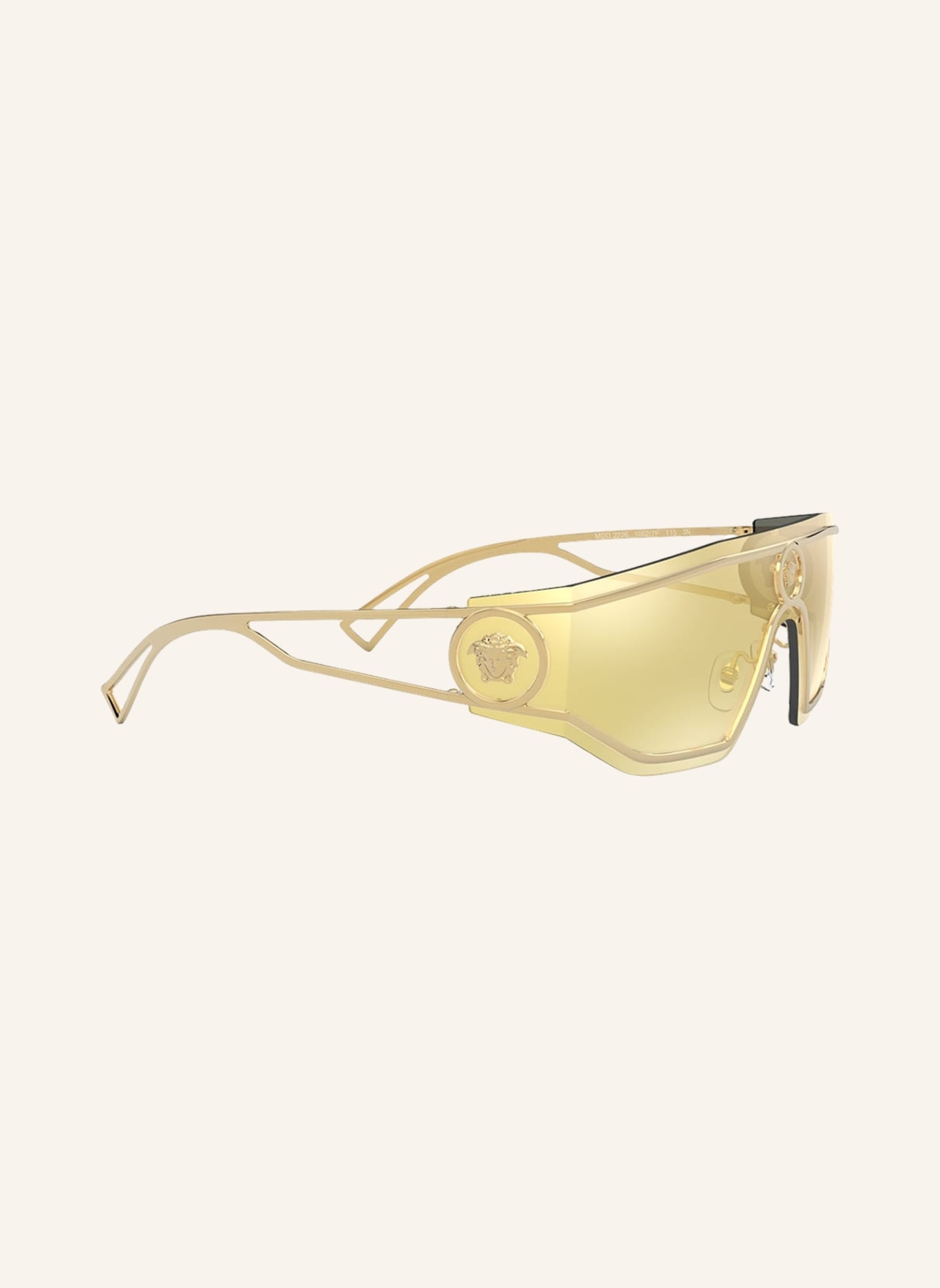 VERSACE Sunglasses VE2226, Color: 10027P-GOLD/ GOLD (Image 3)