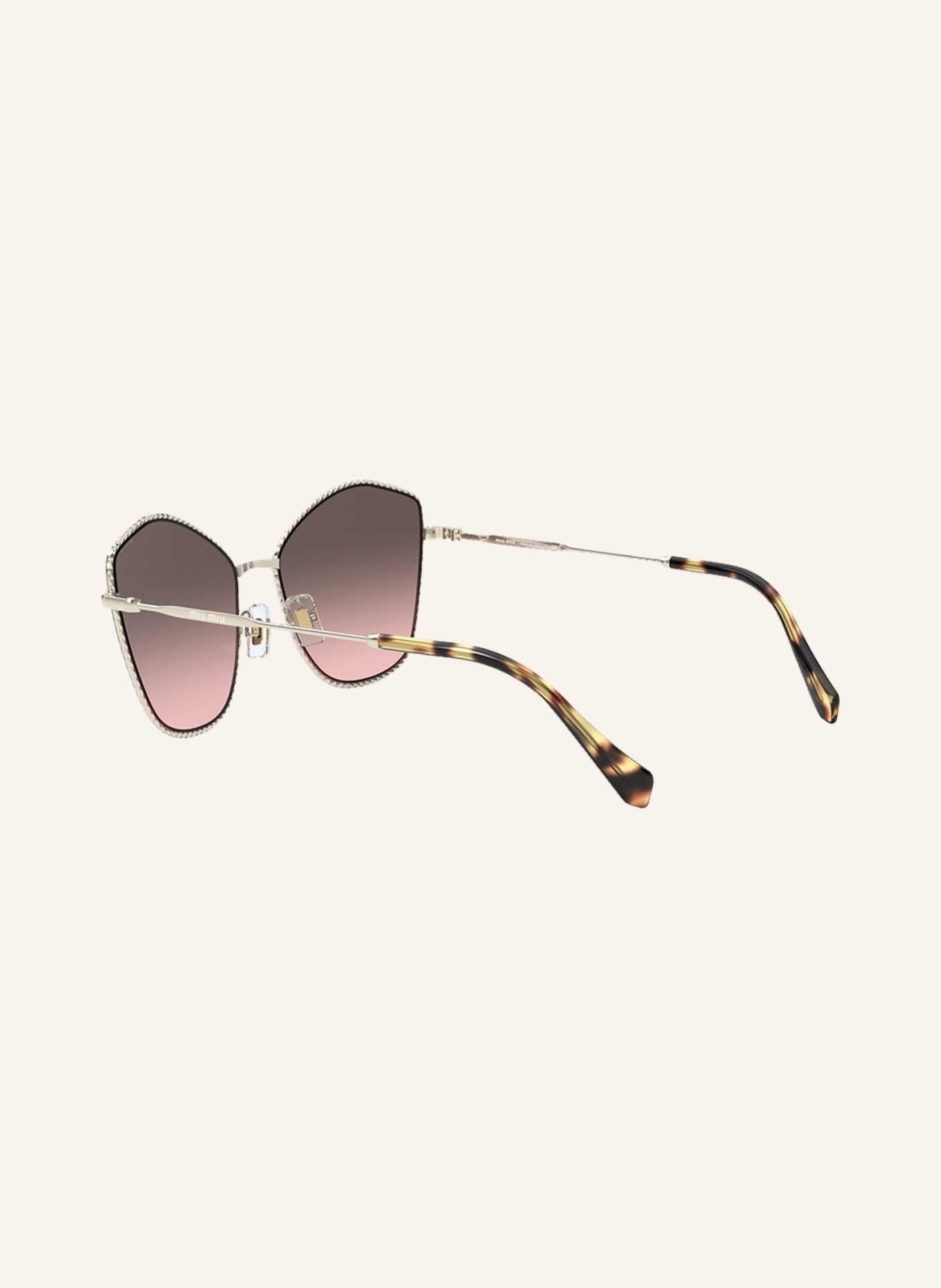 MIU MIU Sunglasses MU 60VS, Color: ZVN146 - GOLD/ GRAY/ PINK GRADIENT (Image 4)