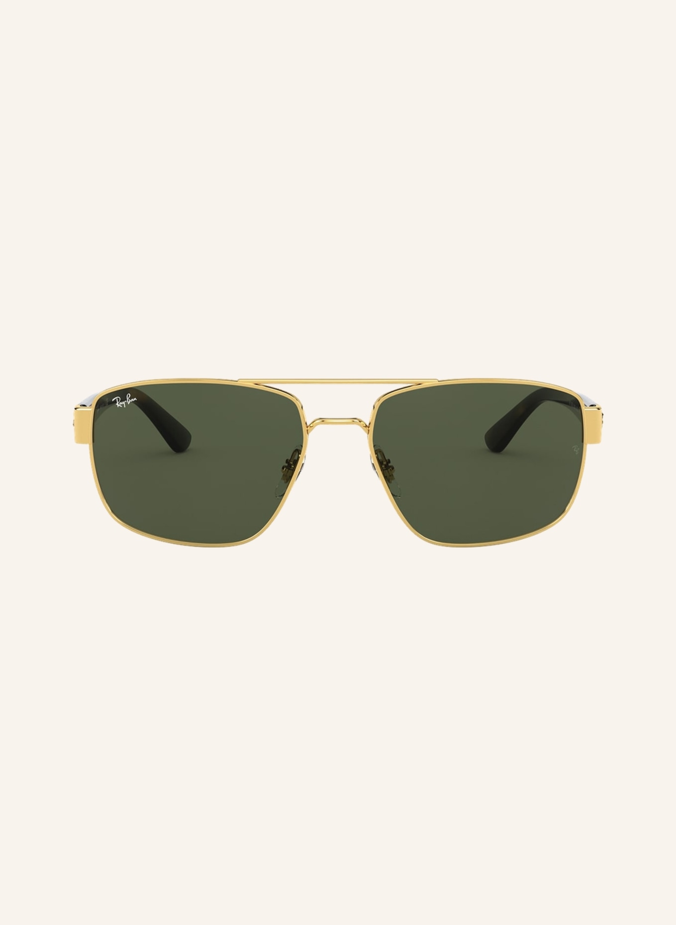 Ray-Ban Sunglasses RB3663, Color: 001/31 - GOLD/GREEN (Image 2)