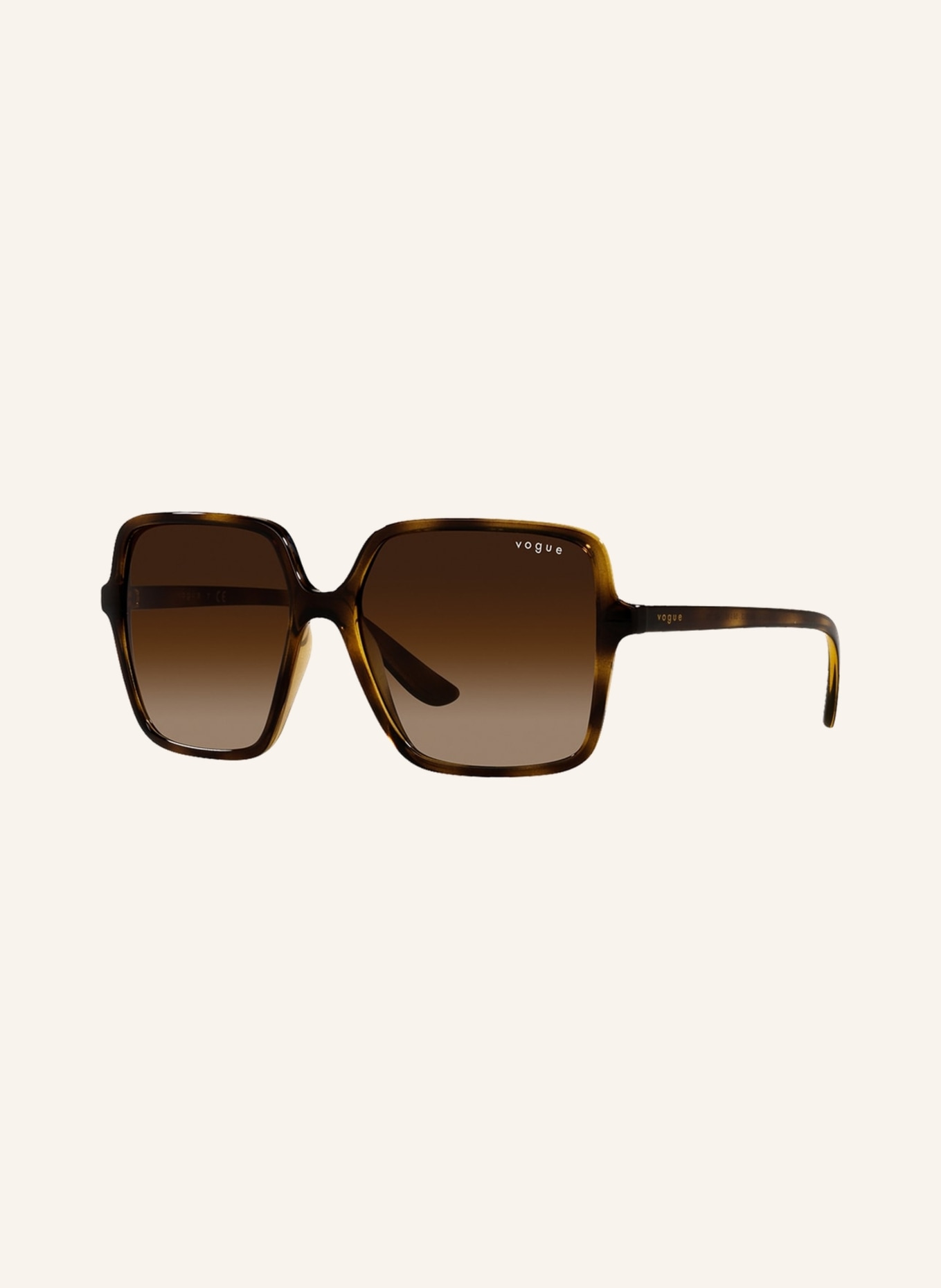 VOGUE Sunglasses VO5352S, Color: W65613 HAVANA/ BROWN GRADIENT (Image 1)