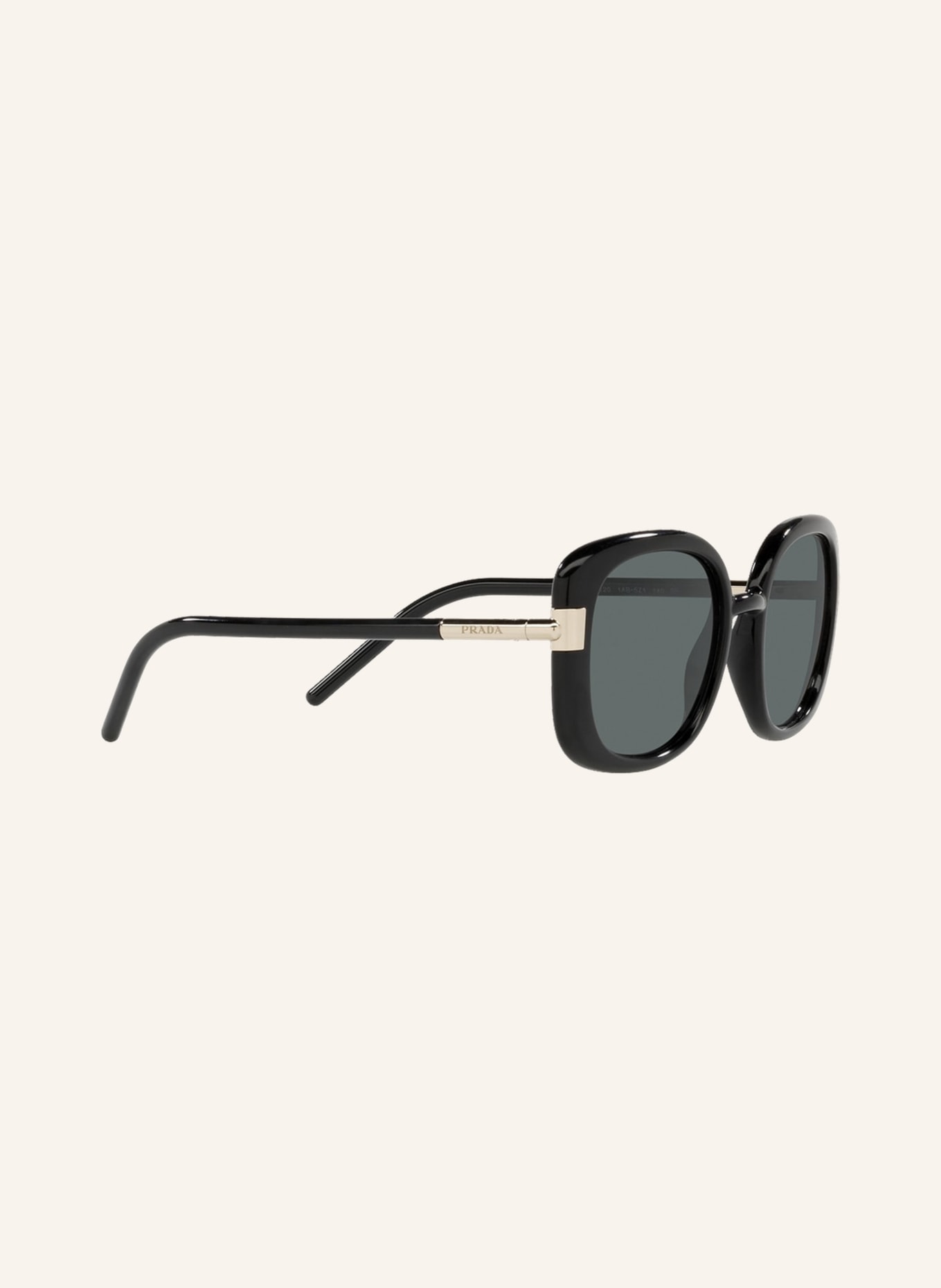 PRADA Sunglasses PR 04WS, Color: 1AB5Z1 - BLACK/GRAY POLARIZED (Image 3)