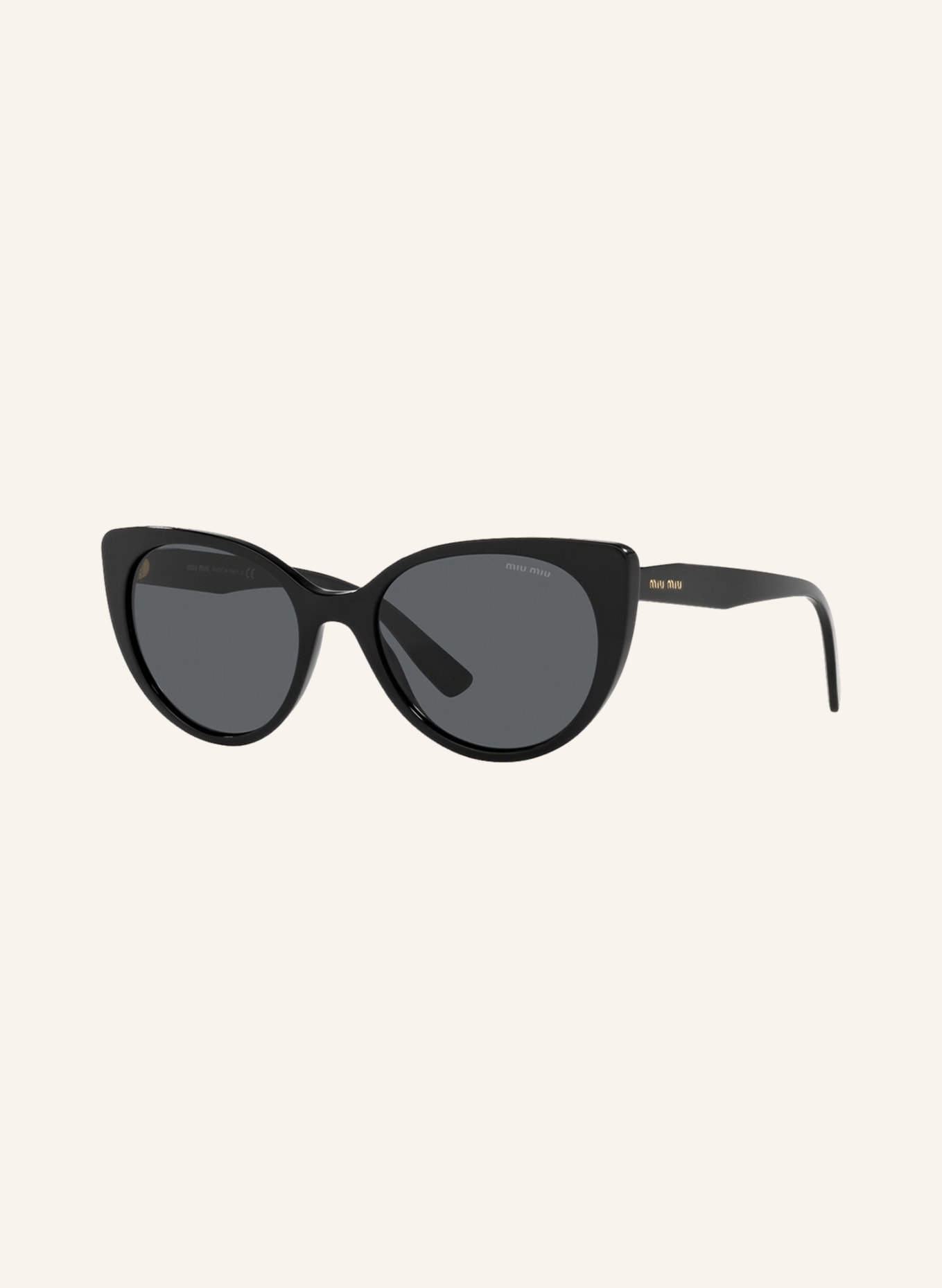 MIU MIU Sunglasses MU 04XS, Color: 1AB5S0 - BLACK/DARK GRAY (Image 1)