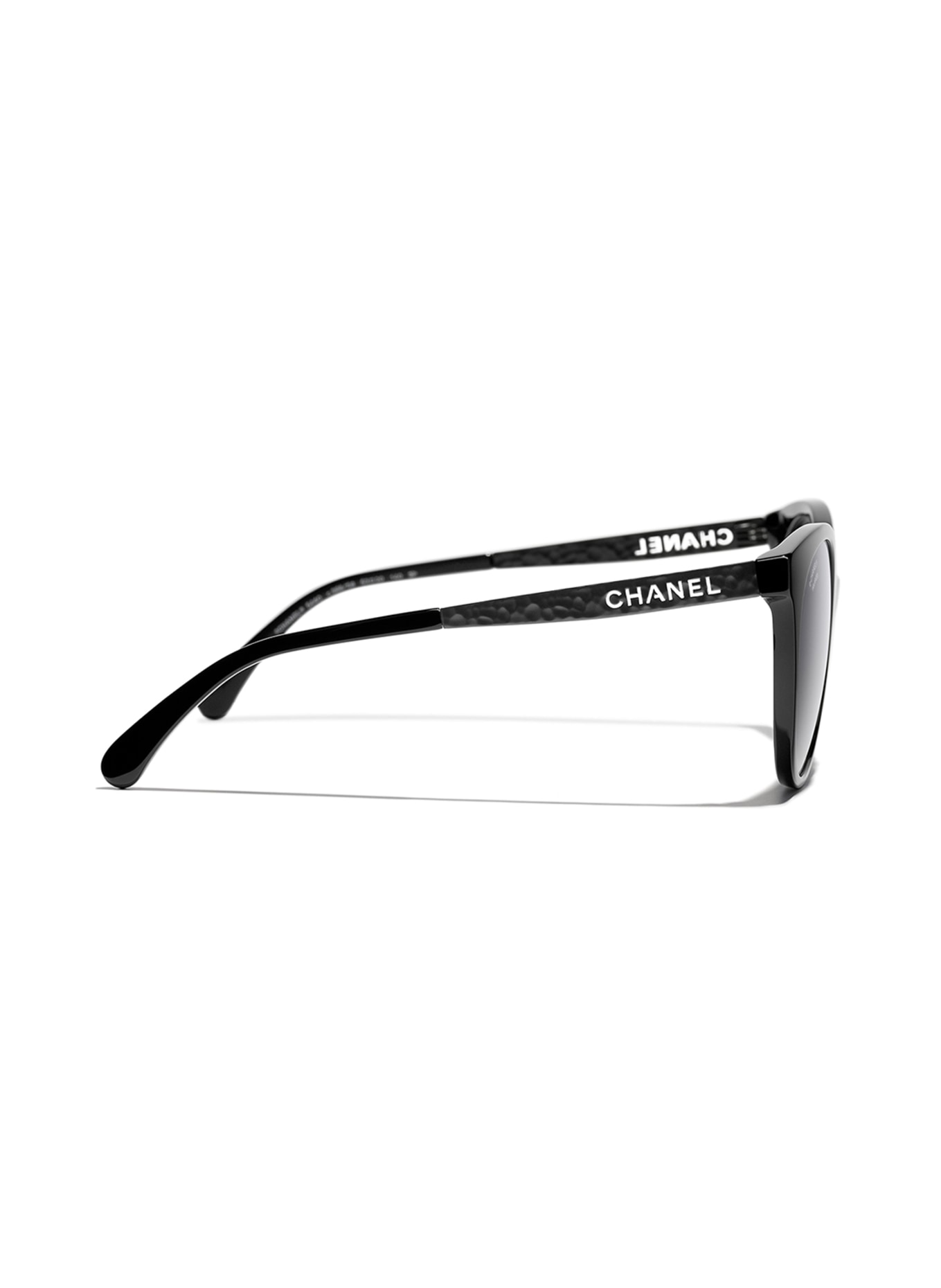 CHANEL Okrągłe okulary przeciwsłoneczne, Kolor: C888S8 – CZARNY / SZARY GRADIENT (Obrazek 3)