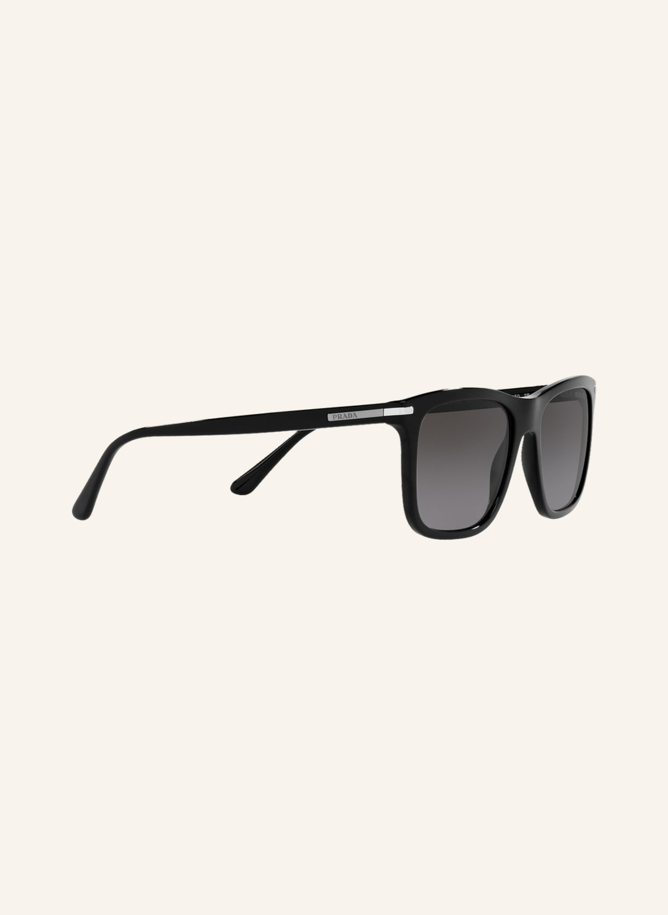PRADA Sunglasses PR 18WS, Color: 1AB09G - BLACK/ GRAY POLARIZED (Image 3)