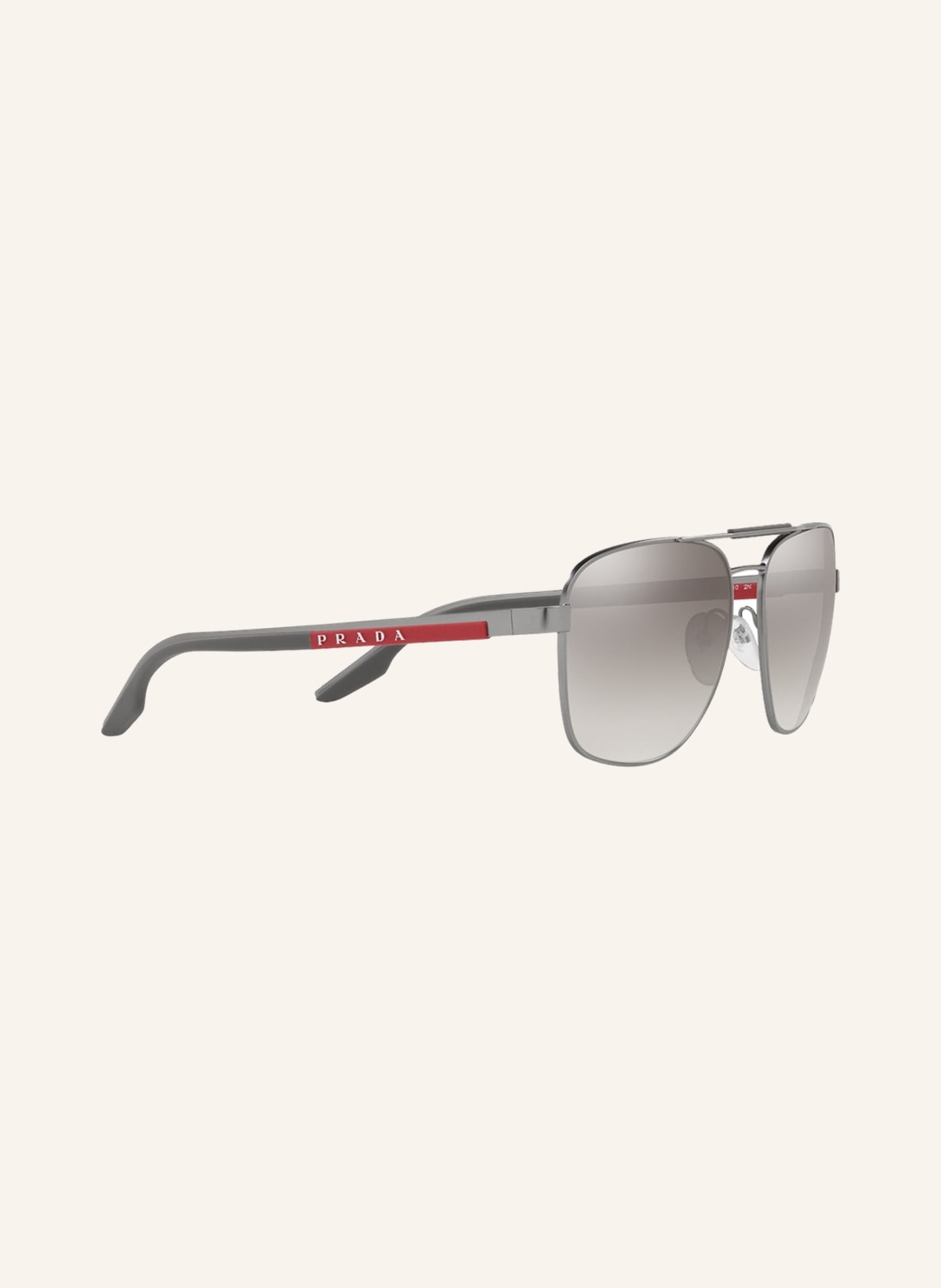 PRADA LINEA ROSSA Sunglasses PS 53XS, Color: 7CQ02M - SILVER/GRAY GRADIENT (Image 3)