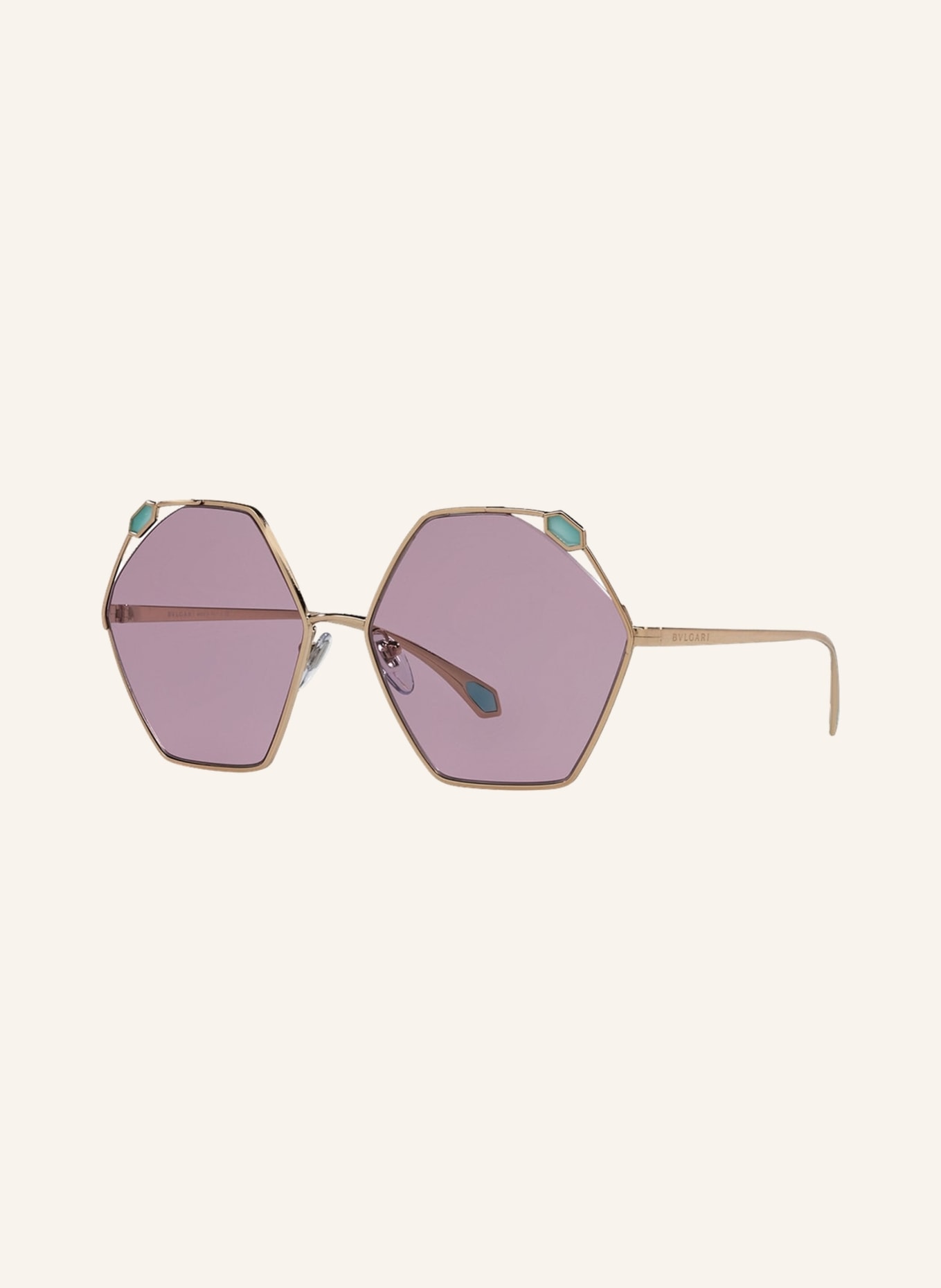 BVLGARI Sunglasses BV6160, Color: 201476 - GOLD/PINK (Image 1)