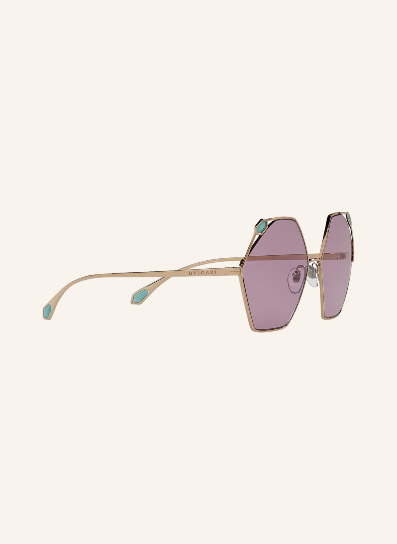BVLGARI Sunglasses BV6160, Color: 201476 - GOLD/PINK (Image 3)