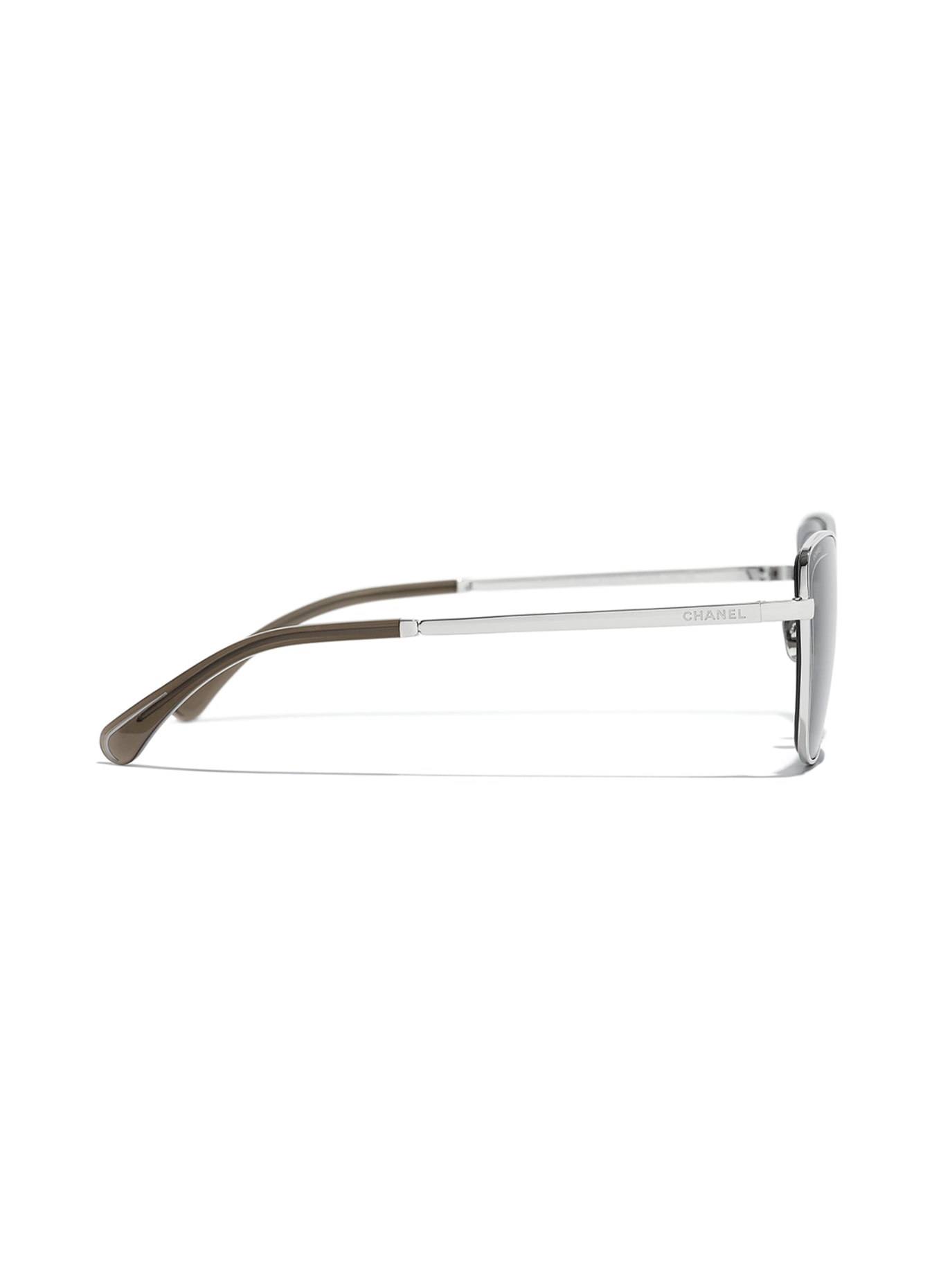 Chanel sunglasses white frame hotsell