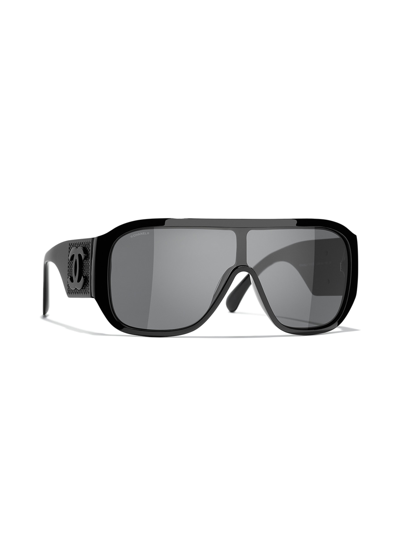 CHANEL Wraparound sunglasses in c888s4  black dark gray  Breuninger