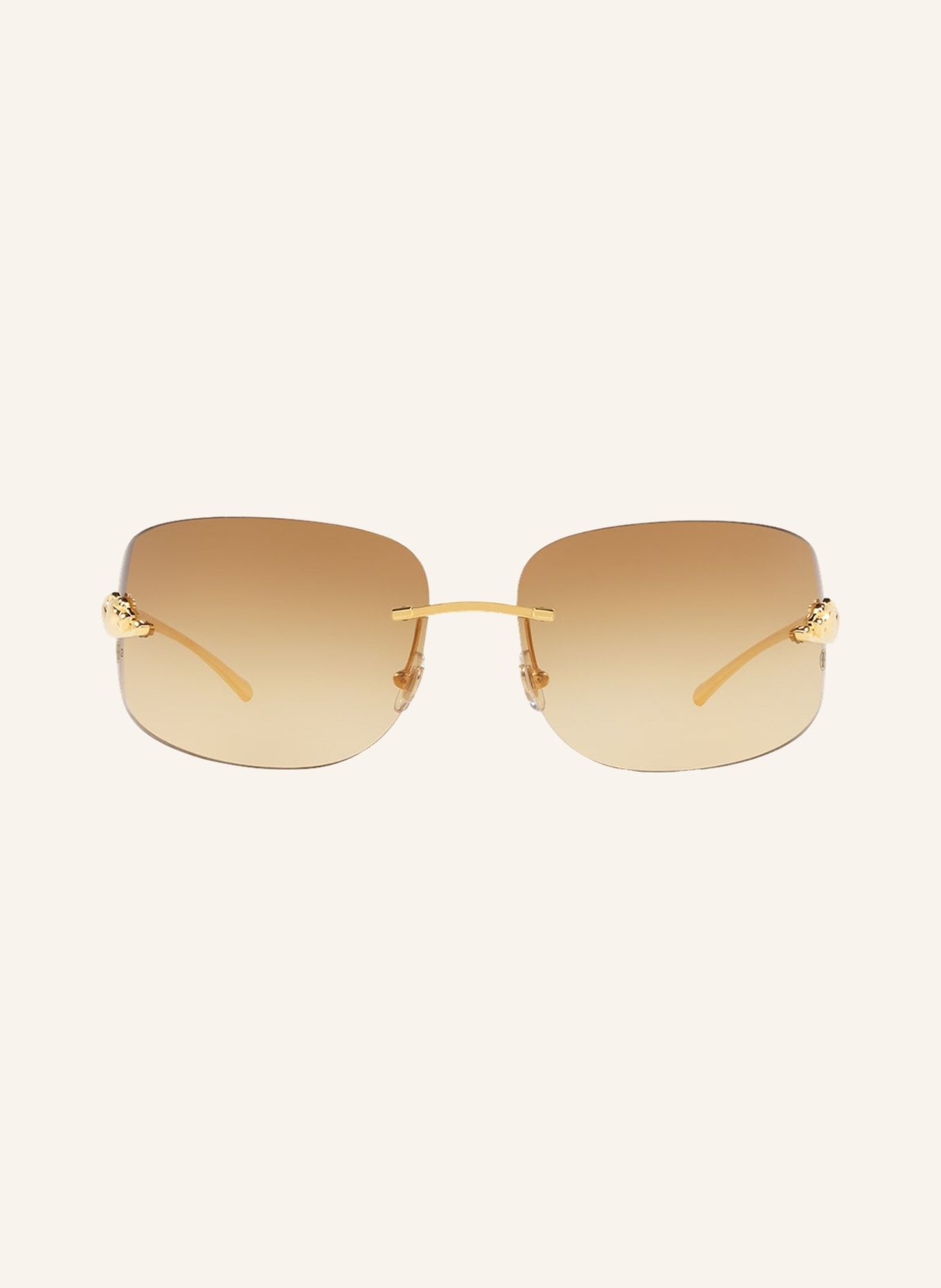 Cartier Sonnenbrille CT0062S, Farbe: 72 - GOLD/ BRAUN VERLAUF (Bild 2)