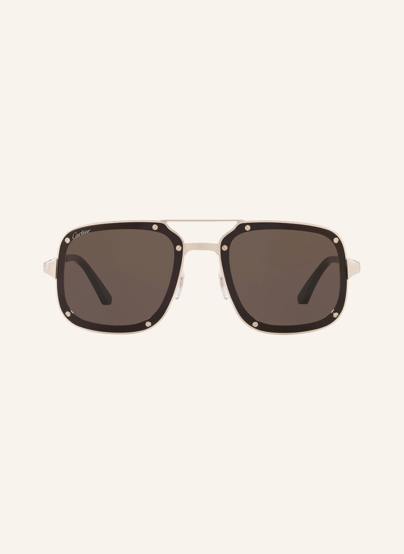 Cartier Sunglasses CT0194S, Color: 3610L1 PLATINUM SHINY (Image 2)