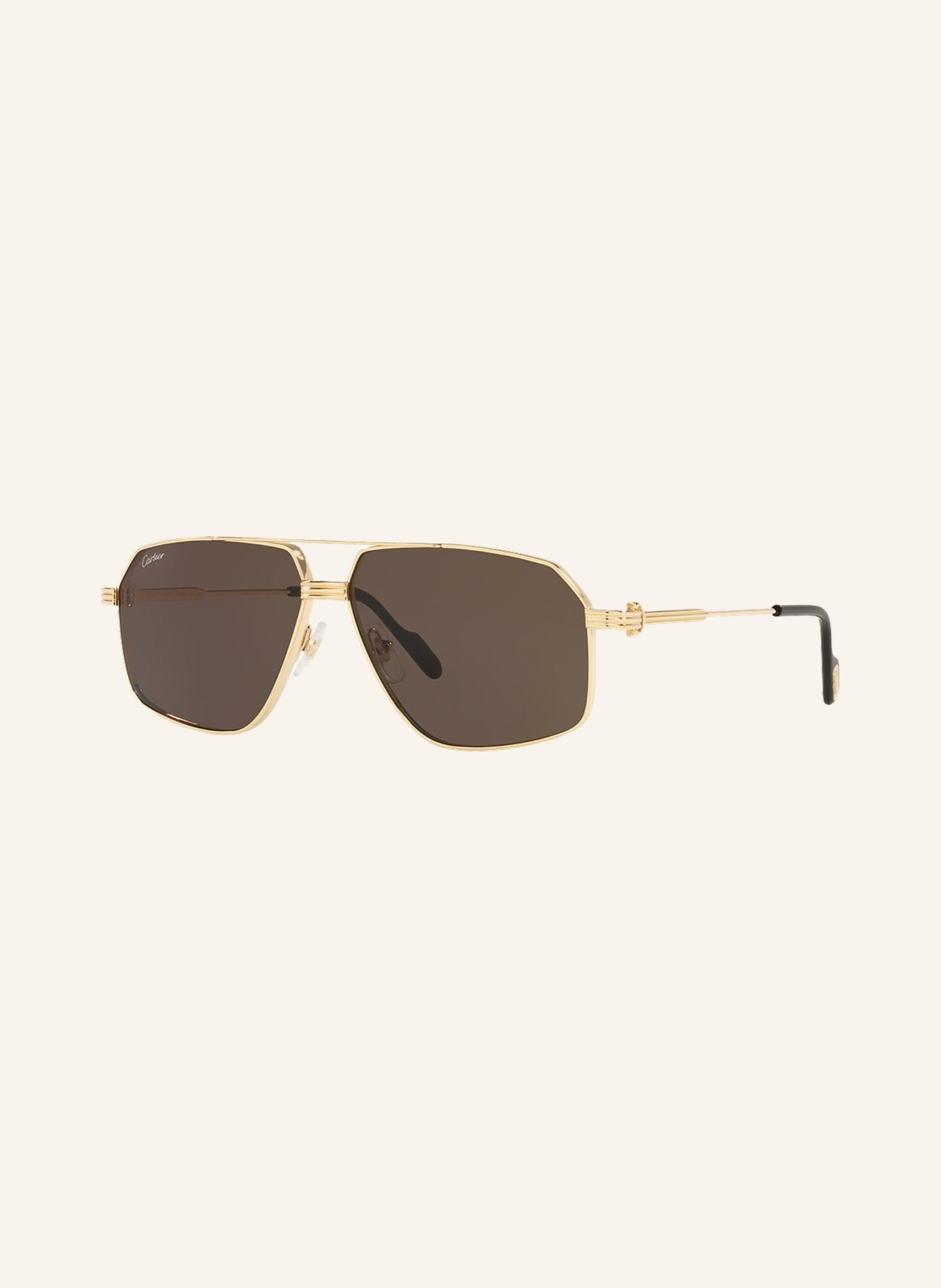 Cartier Sunglasses CT0270S, Color: 2300L1 - GOLD/ BROWN (Image 1)