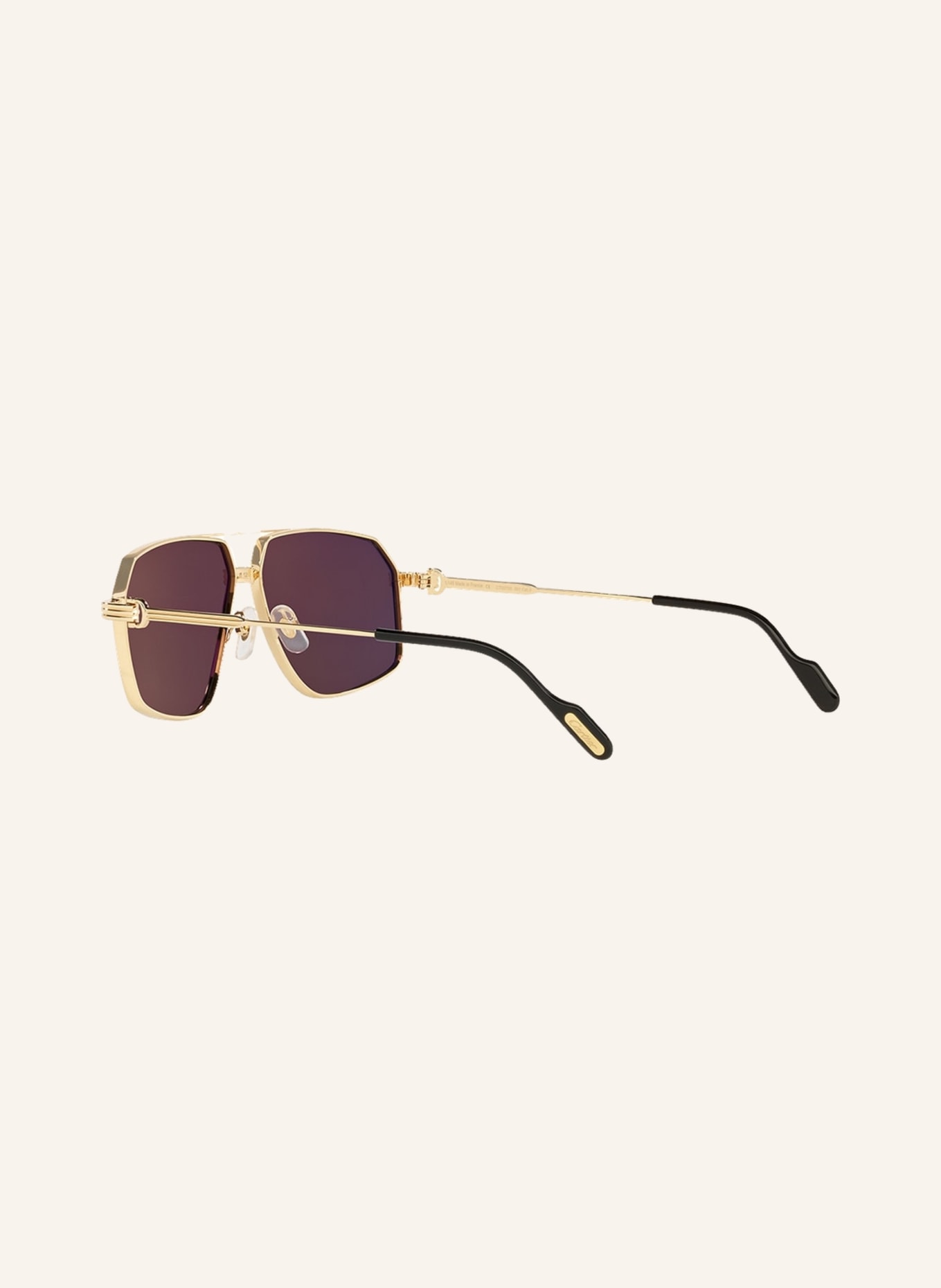 Cartier Sunglasses CT0270S, Color: 2300L1 - GOLD/ BROWN (Image 4)