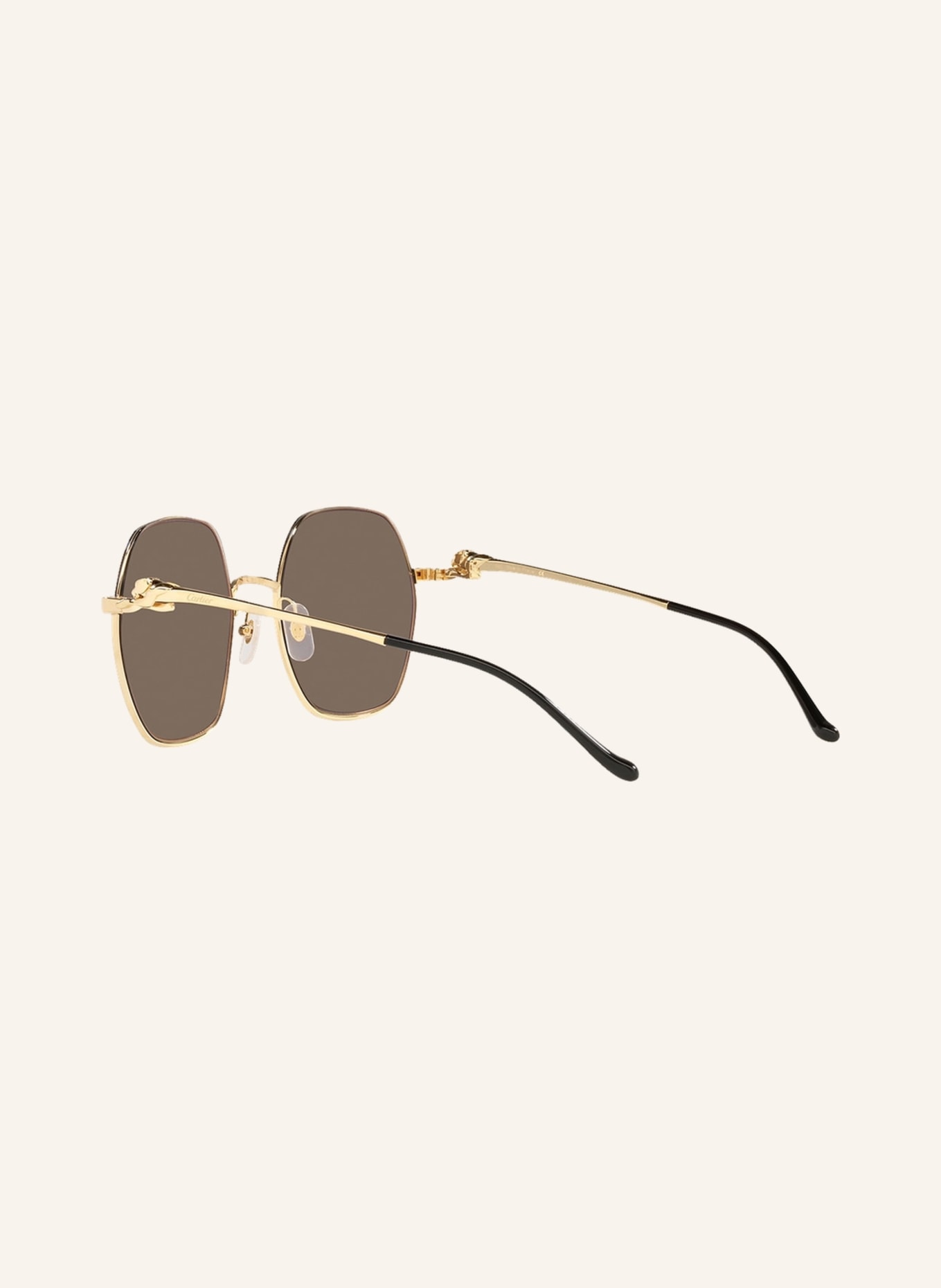 Cartier Sunglasses CT0267S, Color: 2300R1 - GOLD/ GREEN MIRRORED (Image 4)