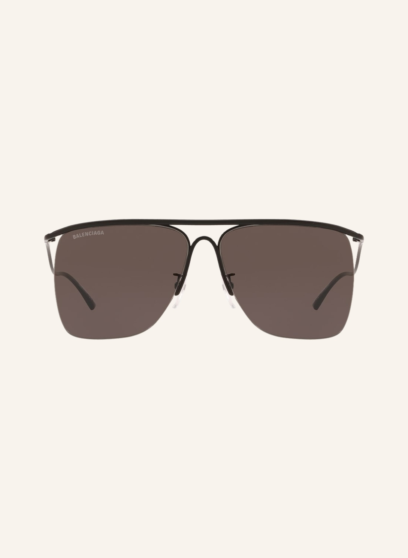 BALENCIAGA Sunglasses BB0092S, Color: 1330L1 - BLACK/DARK GRAY (Image 2)