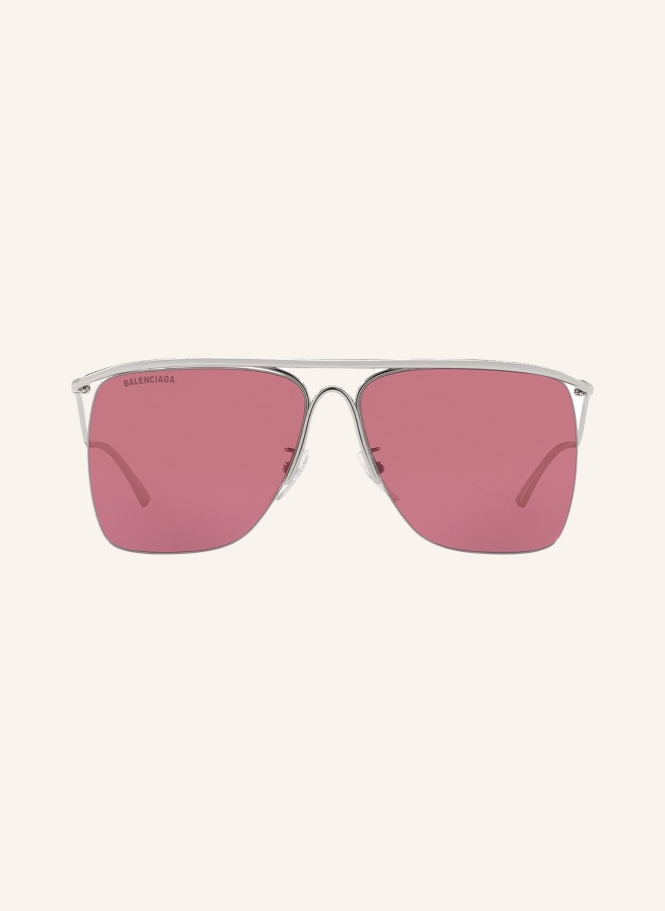 BALENCIAGA Sonnenbrille BB0092S, Farbe: 4240S1 - SILBER/ PINK (Bild 2)