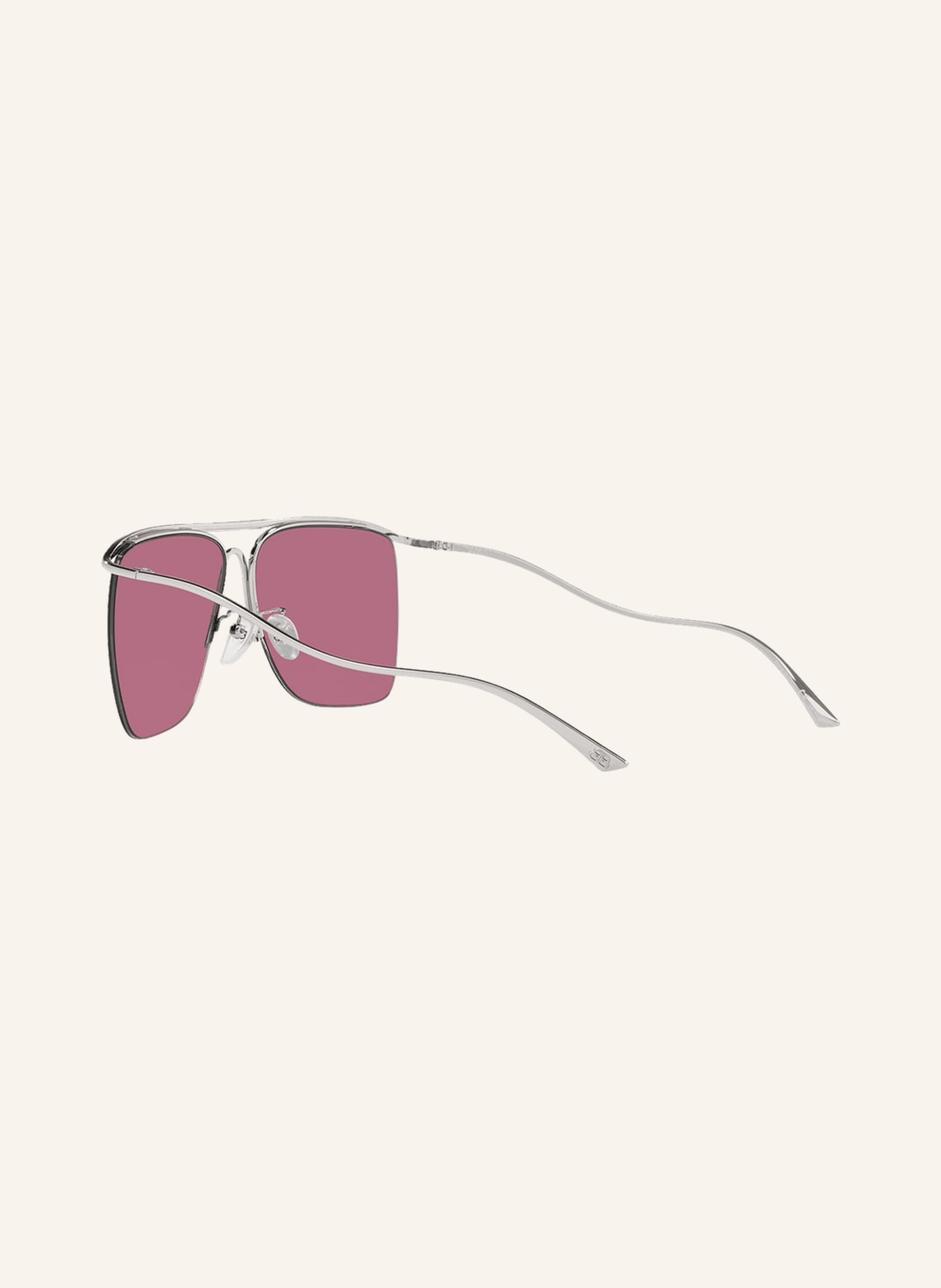 BALENCIAGA Sonnenbrille BB0092S, Farbe: 4240S1 - SILBER/ PINK (Bild 4)