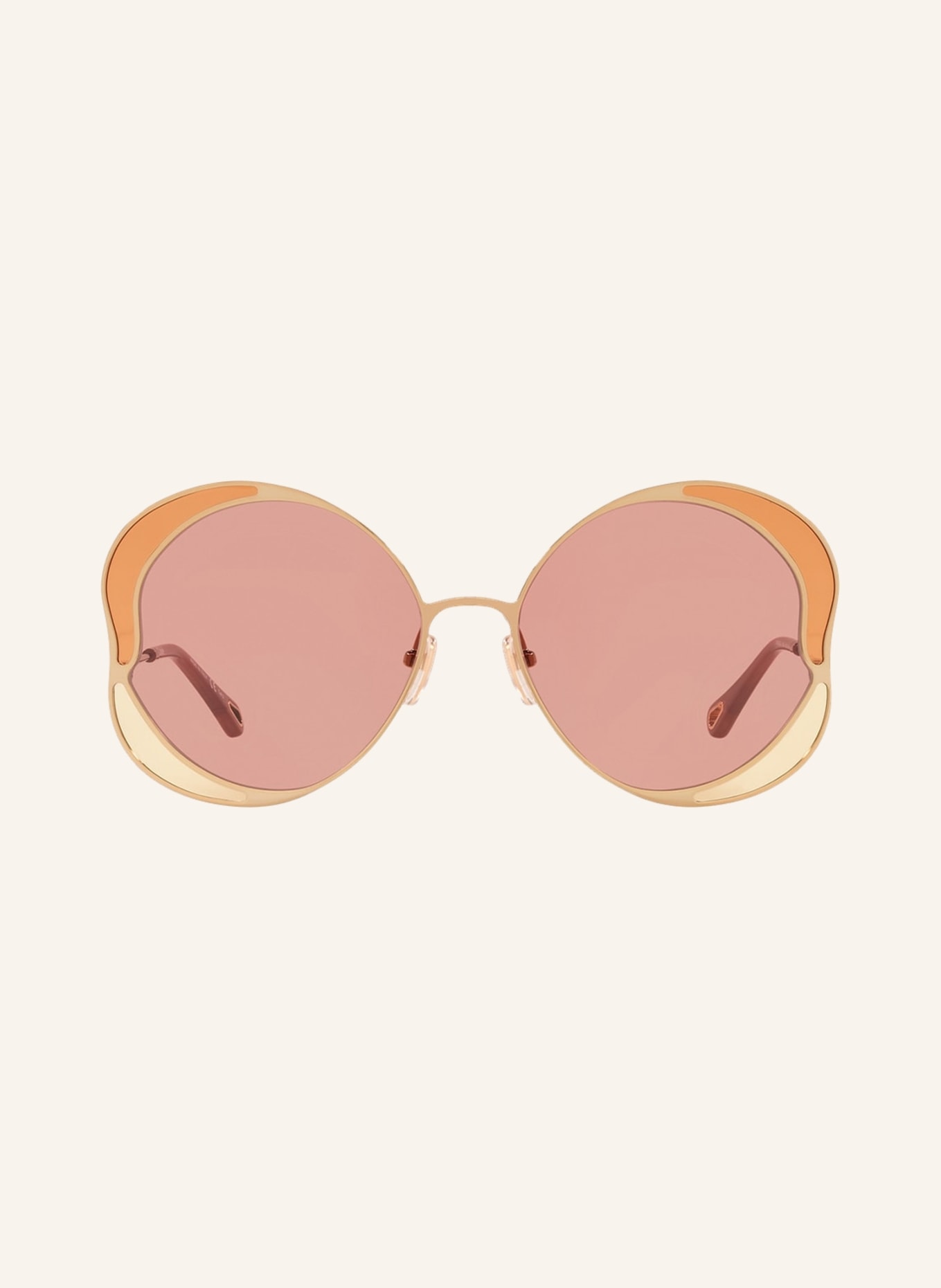 Chloé Sunglasses CH 0024S, Color: 3900U1 - GOLD/PINK (Image 2)