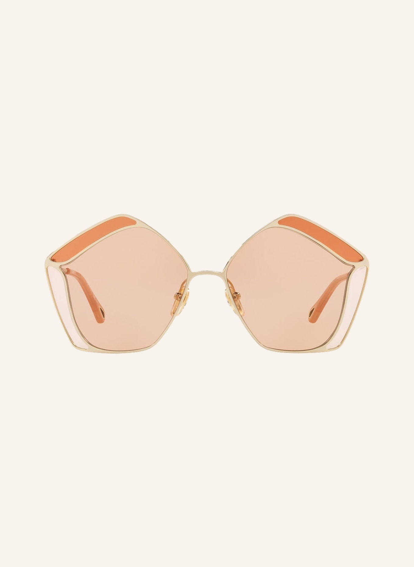Chloé Sunglasses CH 0026S, Color: 2370R1 - GOLD/NUDE (Image 2)