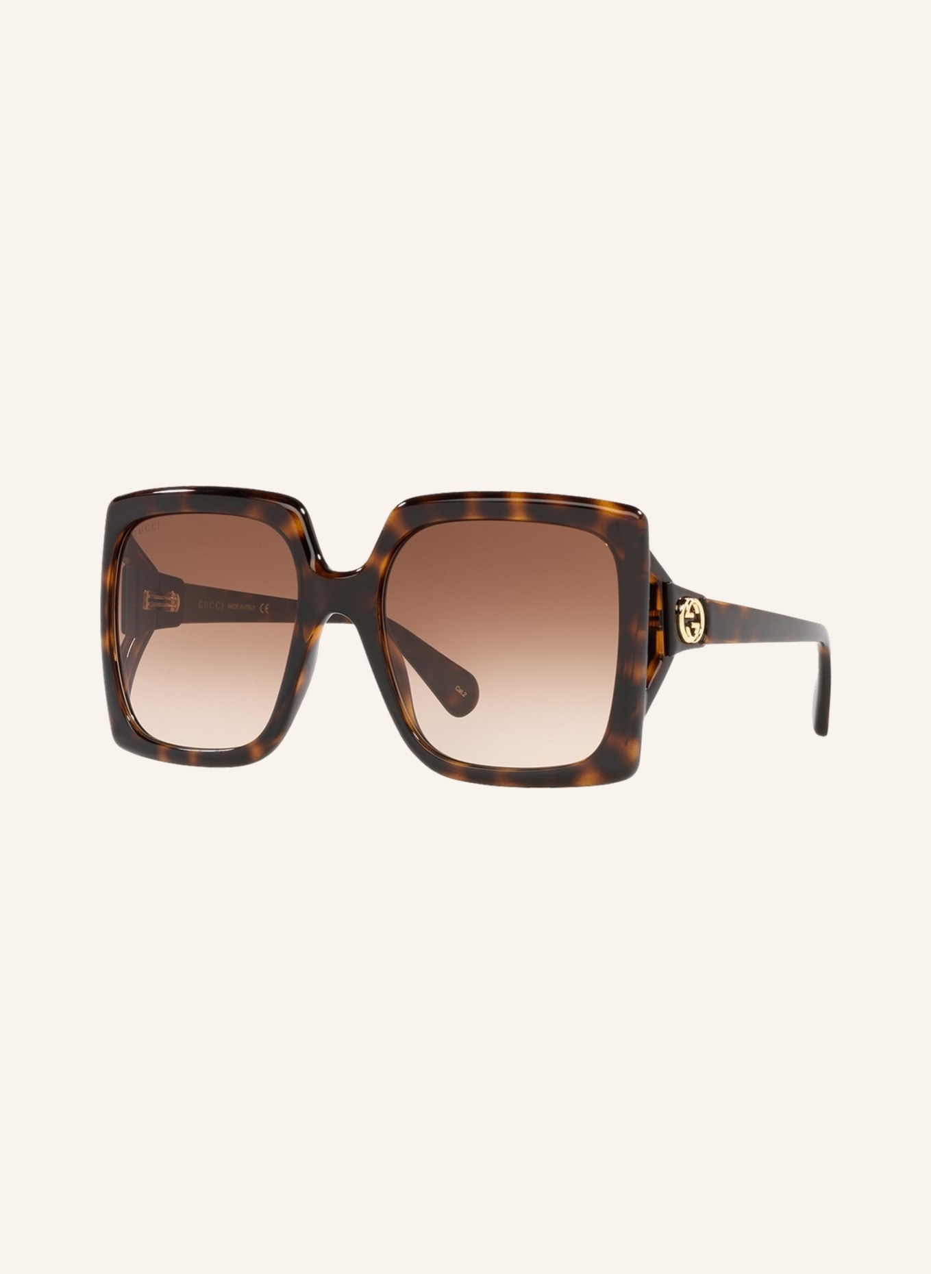 GUCCI Sunglasses GG0876S, Color: 4402D1 - HAVANA/BROWN GRADIENT (Image 1)
