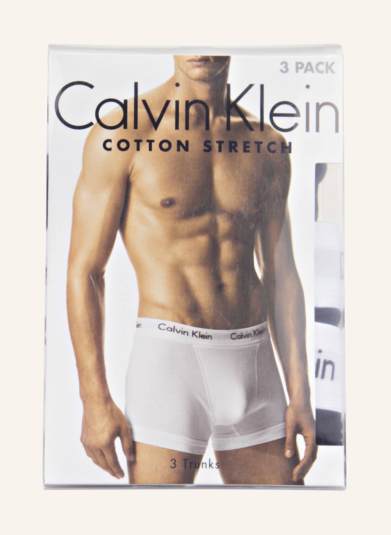 Calvin Klein 3er-Pack Boxershorts COTTON STRETCH, Farbe: SCHWARZ (Bild 3)