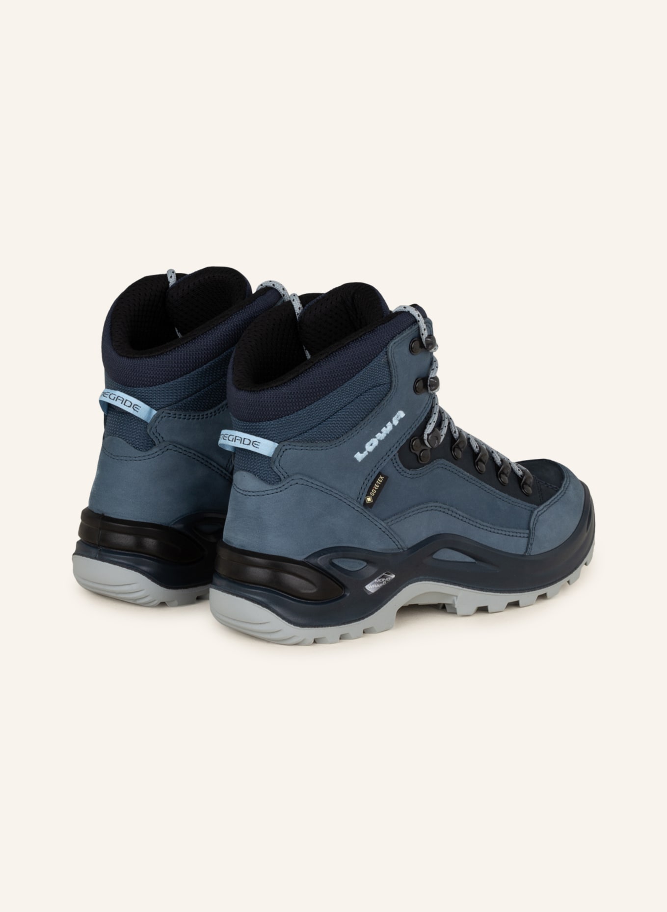 LOWA Outdoor-Schuhe RENEGADE GTX MID: BLAUGRAU