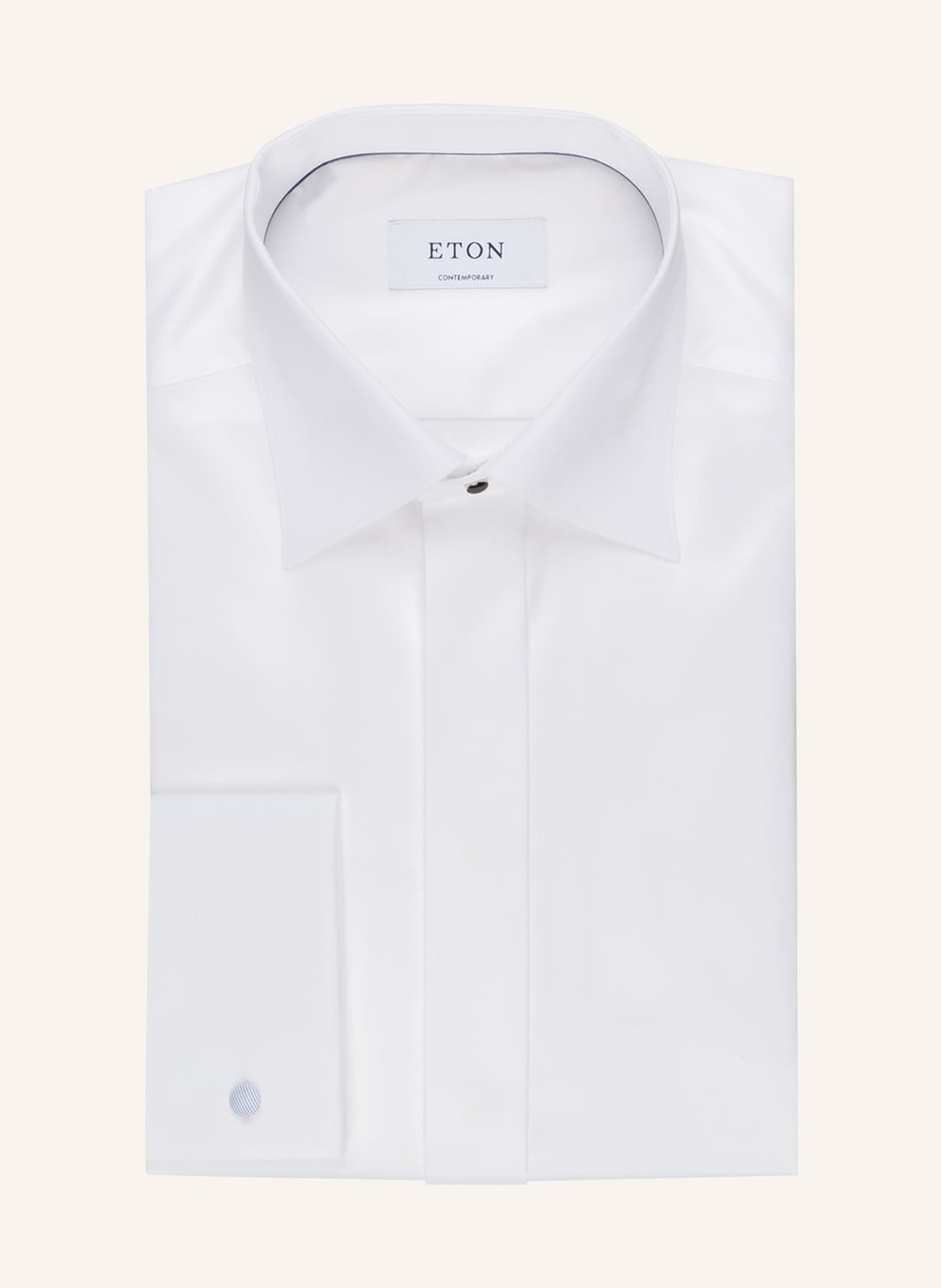 ETON Koszula contemporary fit z wywijanym mankietem, Kolor: BIAŁY (Obrazek 1)